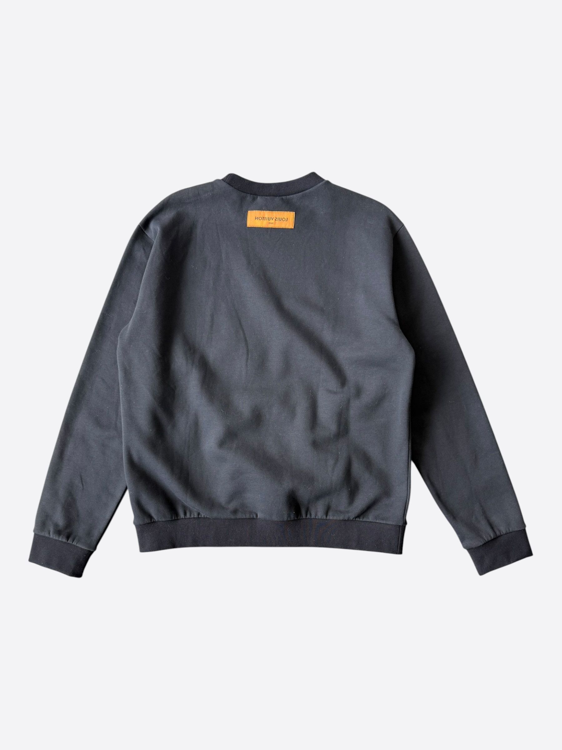 Louis Vuitton Louis Vuitton Black & White LV Stitch Logo Sweater Size US L / EU 52-54 / 3 - 2 Thumbnail