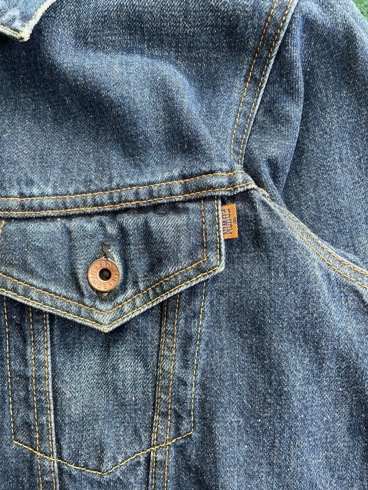Edwin × Japanese Brand Edwin 5550 truker jacket redline selvedge Size US L / EU 52-54 / 3 - 3 Thumbnail
