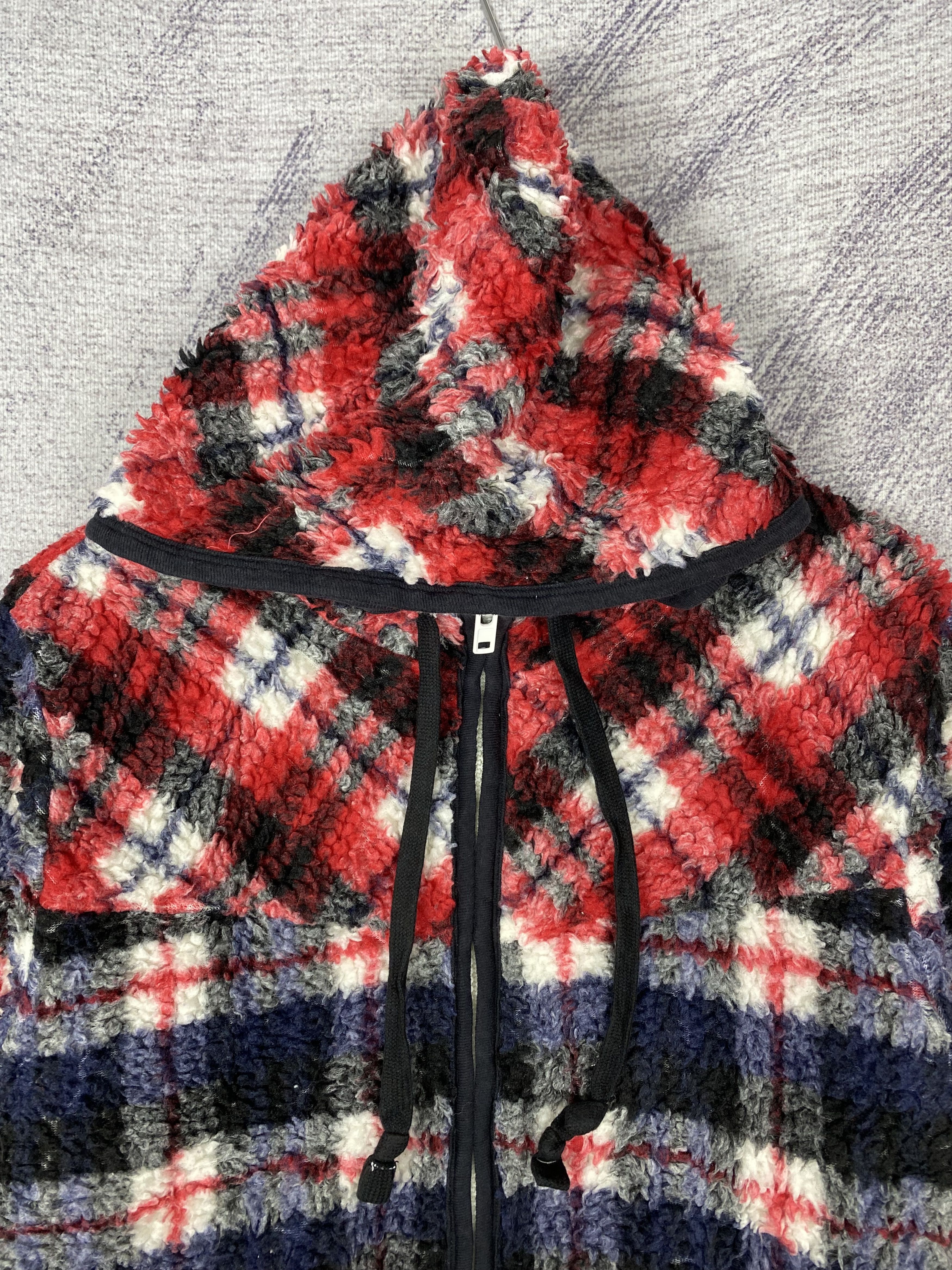Japanese Brand Vintage Japanese Brand Hoodie Fleece Flannel Sweater Jacket Size US L / EU 52-54 / 3 - 2 Thumbnail