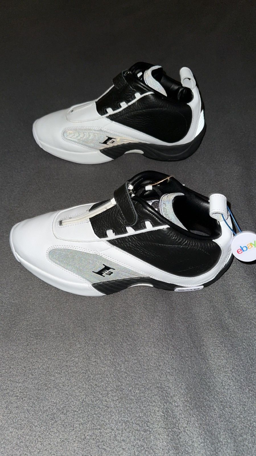 Reebok Allen Iverson Answer IV Black White 3M DMX Mid