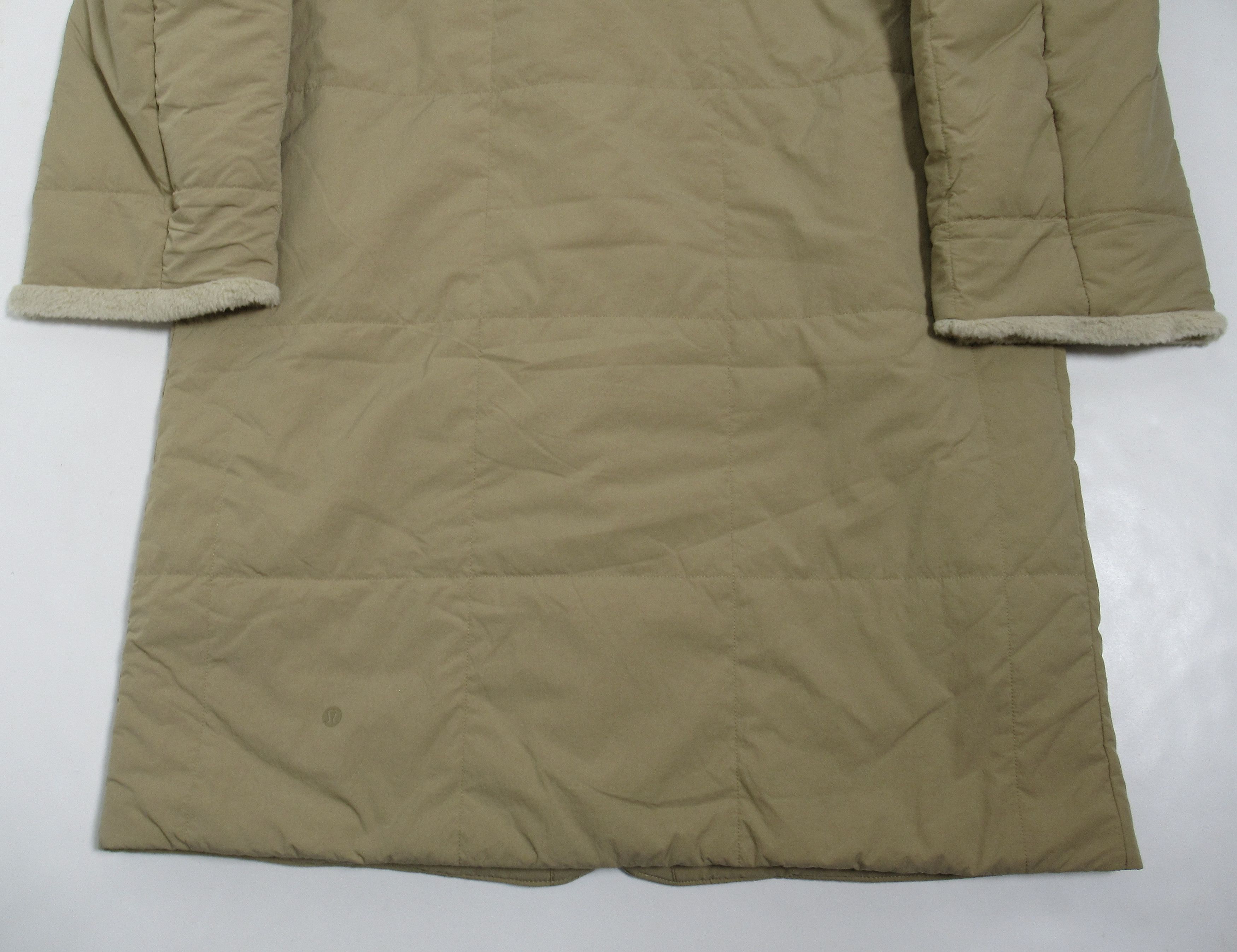 Lululemon Lululemon Fleece Lined Insulated Long Coat Filbert Tan Size M / US 6-8 / IT 42-44 - 9 Thumbnail