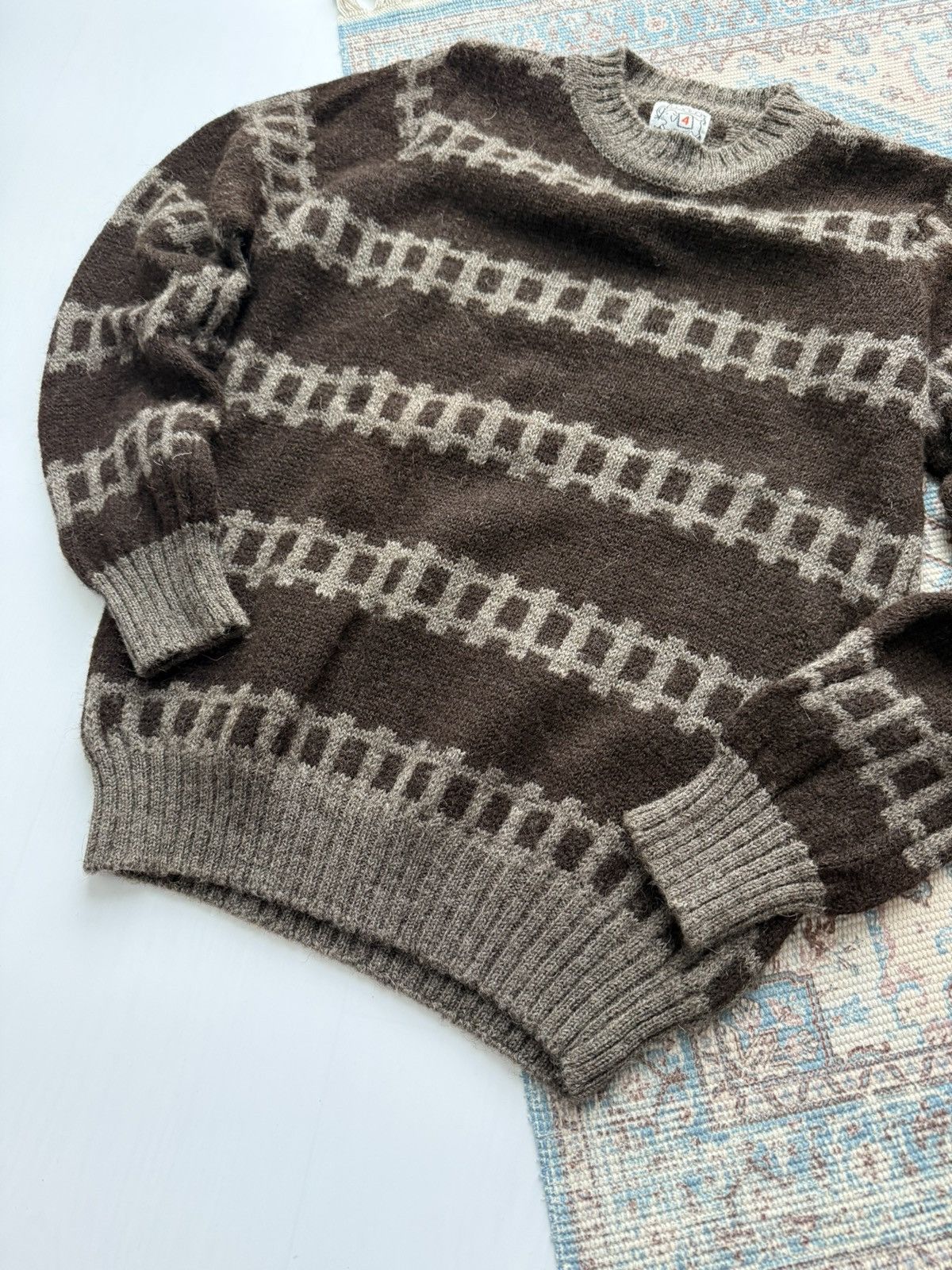 Tender Co. Rare Tender Co. Locomotive Pure Wool Scotland Sweater Sz M Size US M / EU 48-50 / 2 - 5 Thumbnail