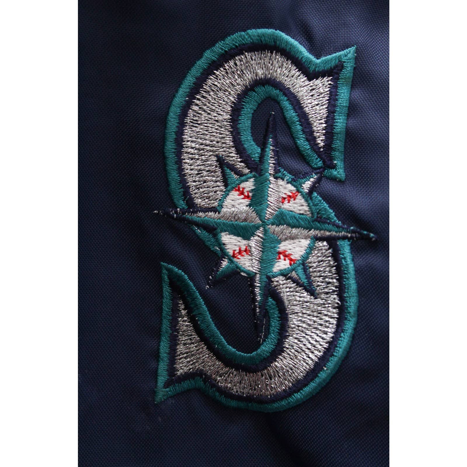 Starter Randy JOHNSON 51 Seattle Mariners 90s STARTER jacket L vtg Size US L / EU 52-54 / 3 - 6 Thumbnail