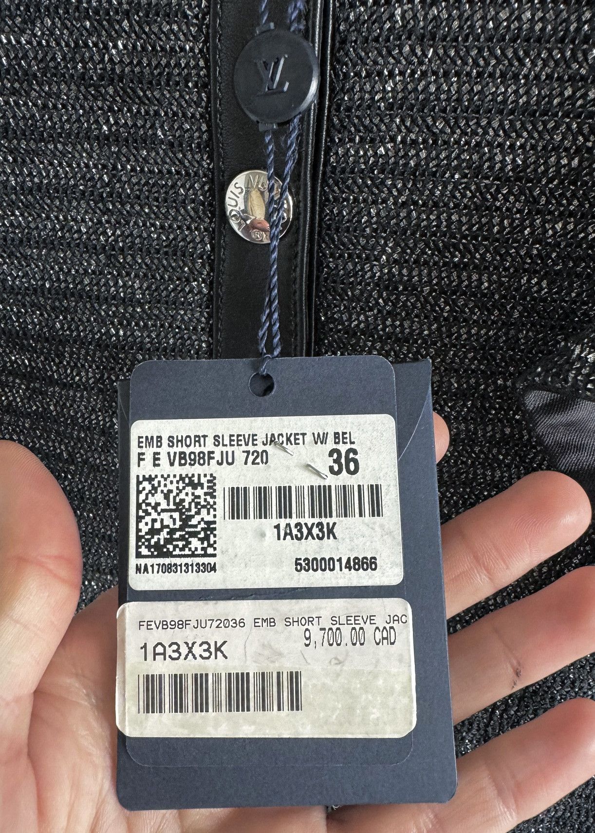 Louis Vuitton Louis Vuitton Runway 2018 Black Leather Tweed Vest Jacket Size S / US 4 / IT 40 - 10 Thumbnail