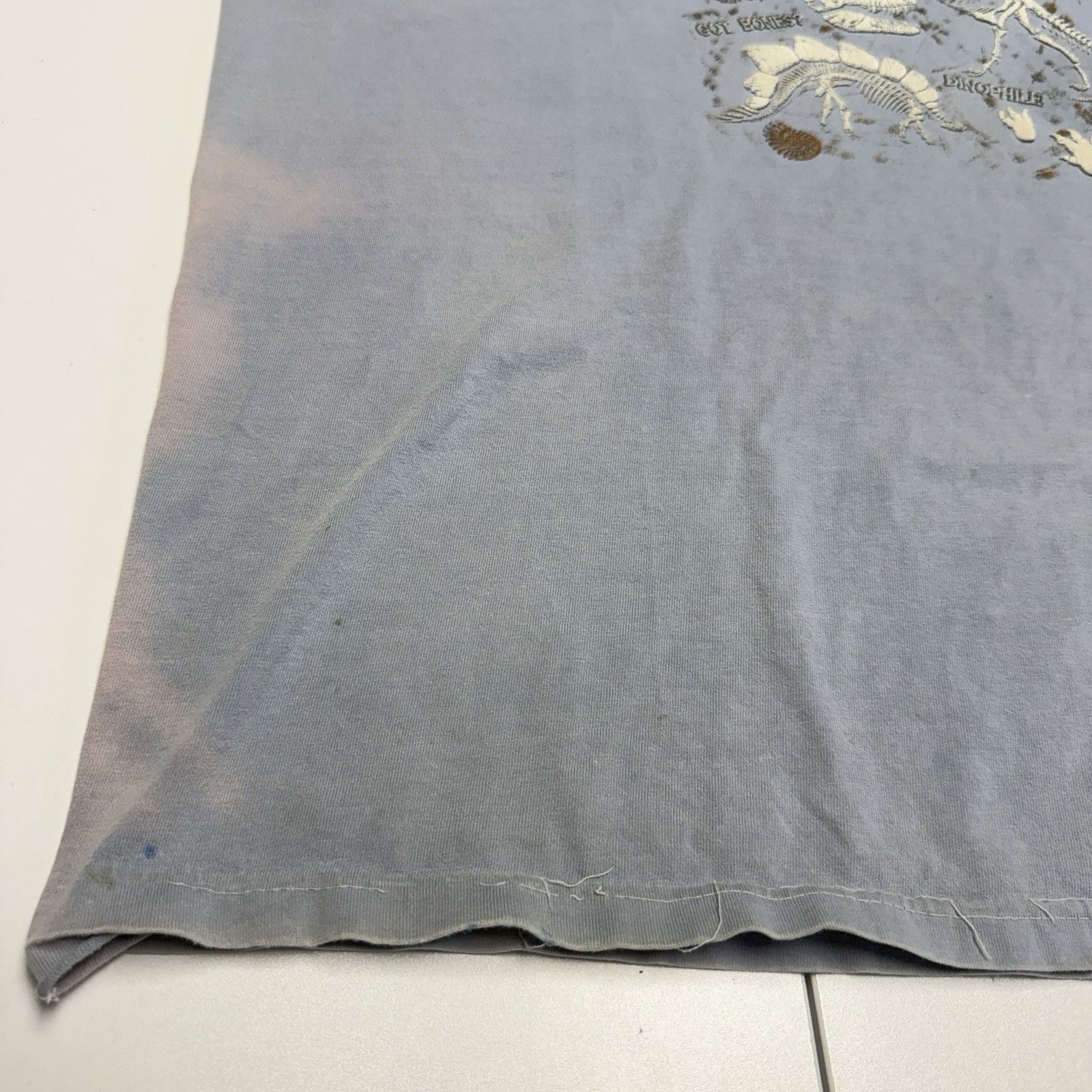 Vintage Vintage Fossil Hunter T Shirt Blue Long Sleeve Dinosaur Tee Size US L / EU 52-54 / 3 - 8 Thumbnail