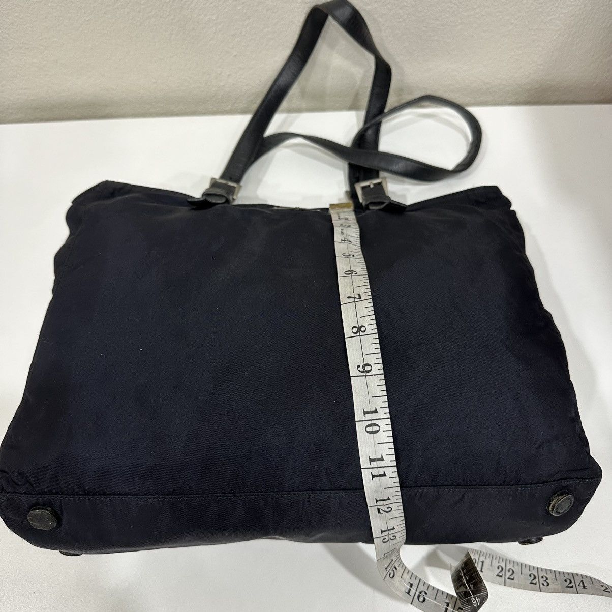 Prada PRADA NYLON TOTE BAG IN DARK BLUE Size ONE SIZE - 12 Thumbnail