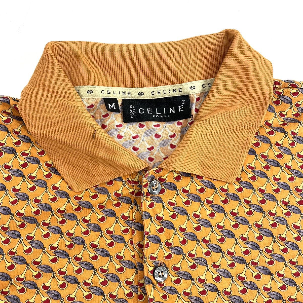 Celine × Vintage Vintage Celine Paris Homme Monogram Full Print Polo Shirt Size US M / EU 48-50 / 2 - 6 Thumbnail