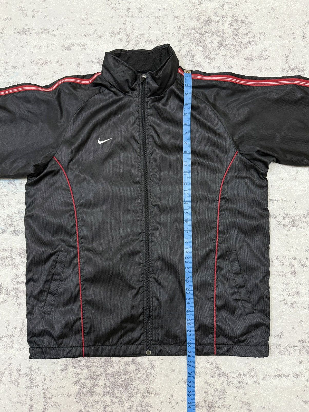 Nike Vintage Nike Swoosh Double Brested Windbreaker Jacket Size US XL / EU 56 / 4 - 14 Thumbnail