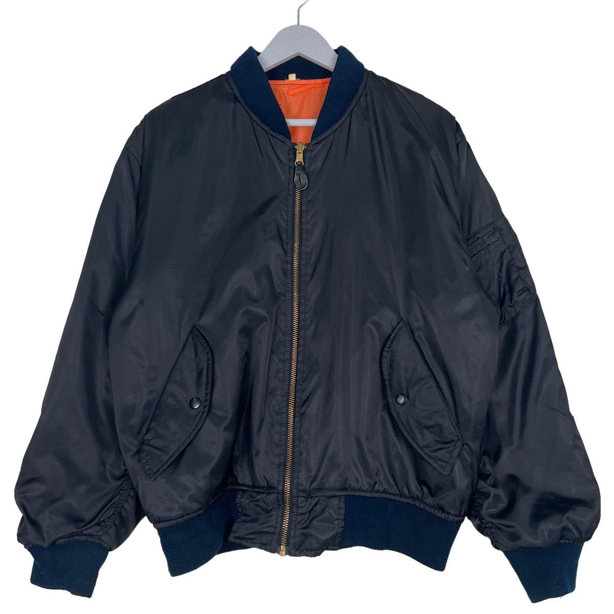 Japanese Brand 🔥 VINTAGE RIOT RIOT MA 1 BOMBER JACKET Size US M / EU 48-50 / 2 - 1 Thumbnail