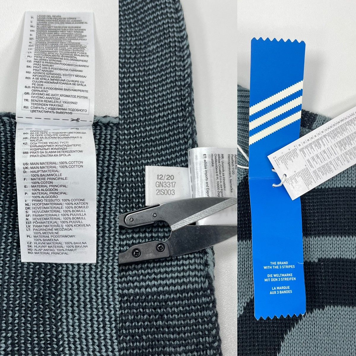 Adidas Adidas Originals R.Y.V. Logo Fishn Cotton Knit Crew Sweater Size US M / EU 48-50 / 2 - 10 Thumbnail