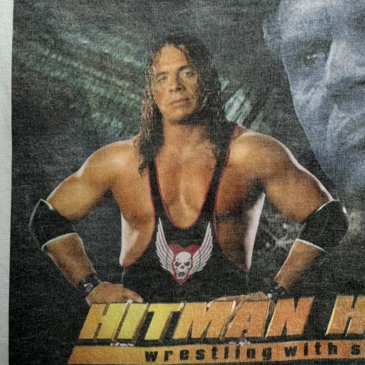 Vintage 1998 Bret Hart “Wrestling With Shadows” Movie Promo T-Shirt Size US XL / EU 56 / 4 - 4 Thumbnail