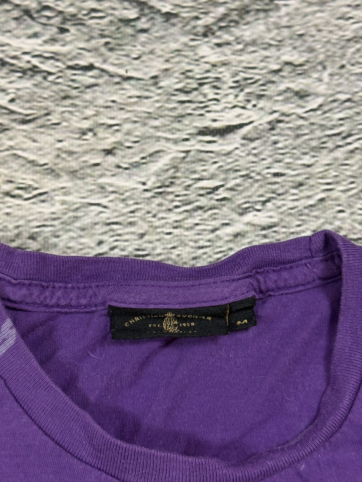 Christian Audigier Ed Hardy Christian Audigier vintage purple Tshirt Rhinestone Size M / US 6-8 / IT 42-44 - 4 Thumbnail