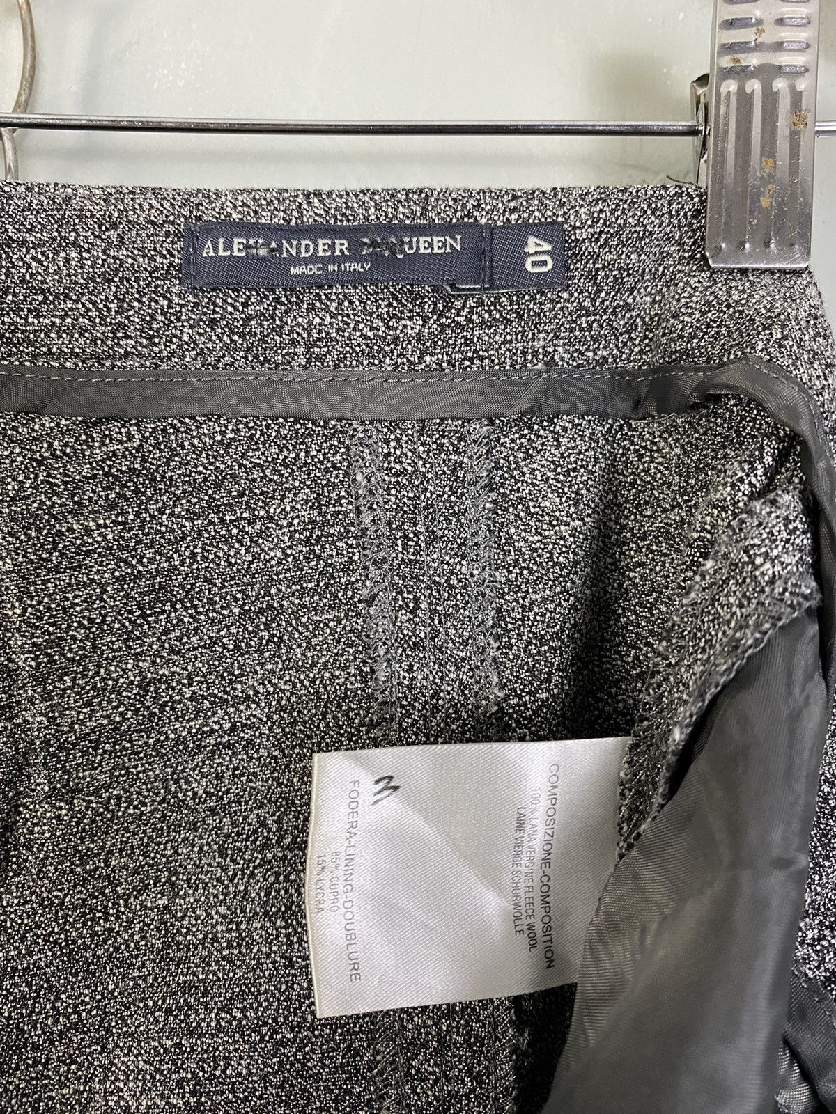 Alexander McQueen Alexander McQueen Ankle Zip Wool Pants Size 28" / US 6 / IT 42 - 8 Thumbnail