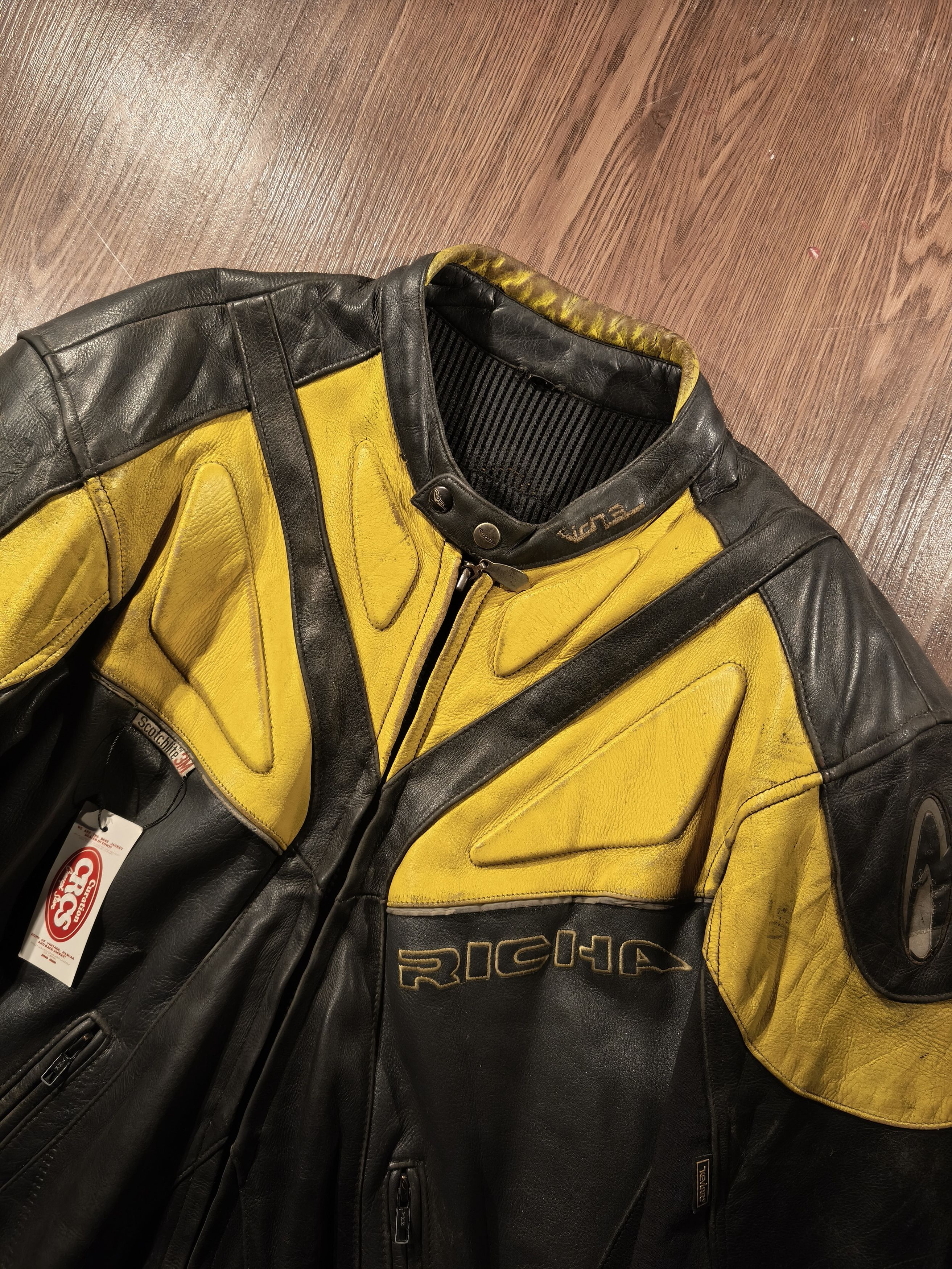 Other Vintage Richa Genuine Leather Jacket Size US XL / EU 56 / 4 - 2 Thumbnail
