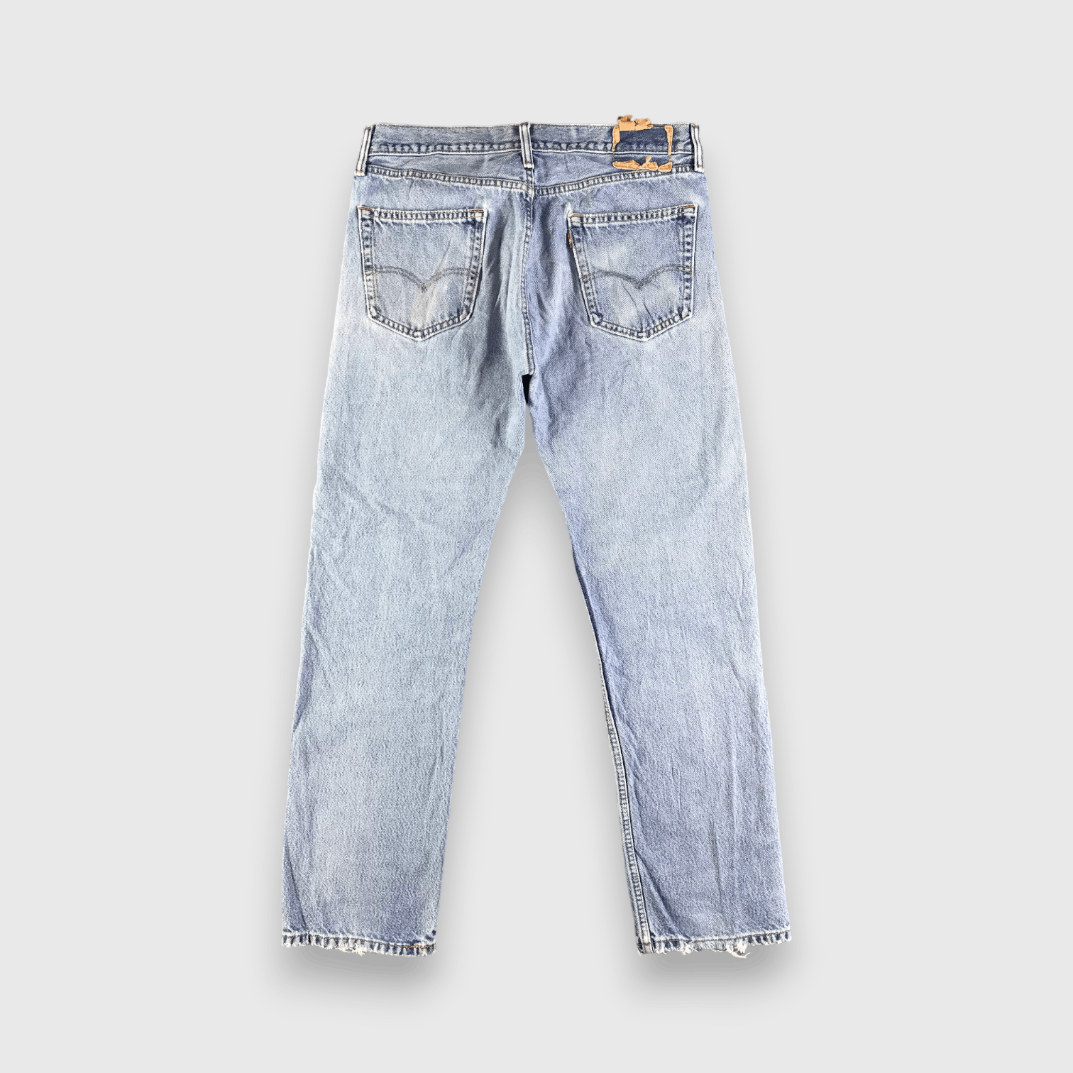 Levi's Vintage Blue Wash Levis 505 Jeans-J3212 Size US 35 - 2 Thumbnail