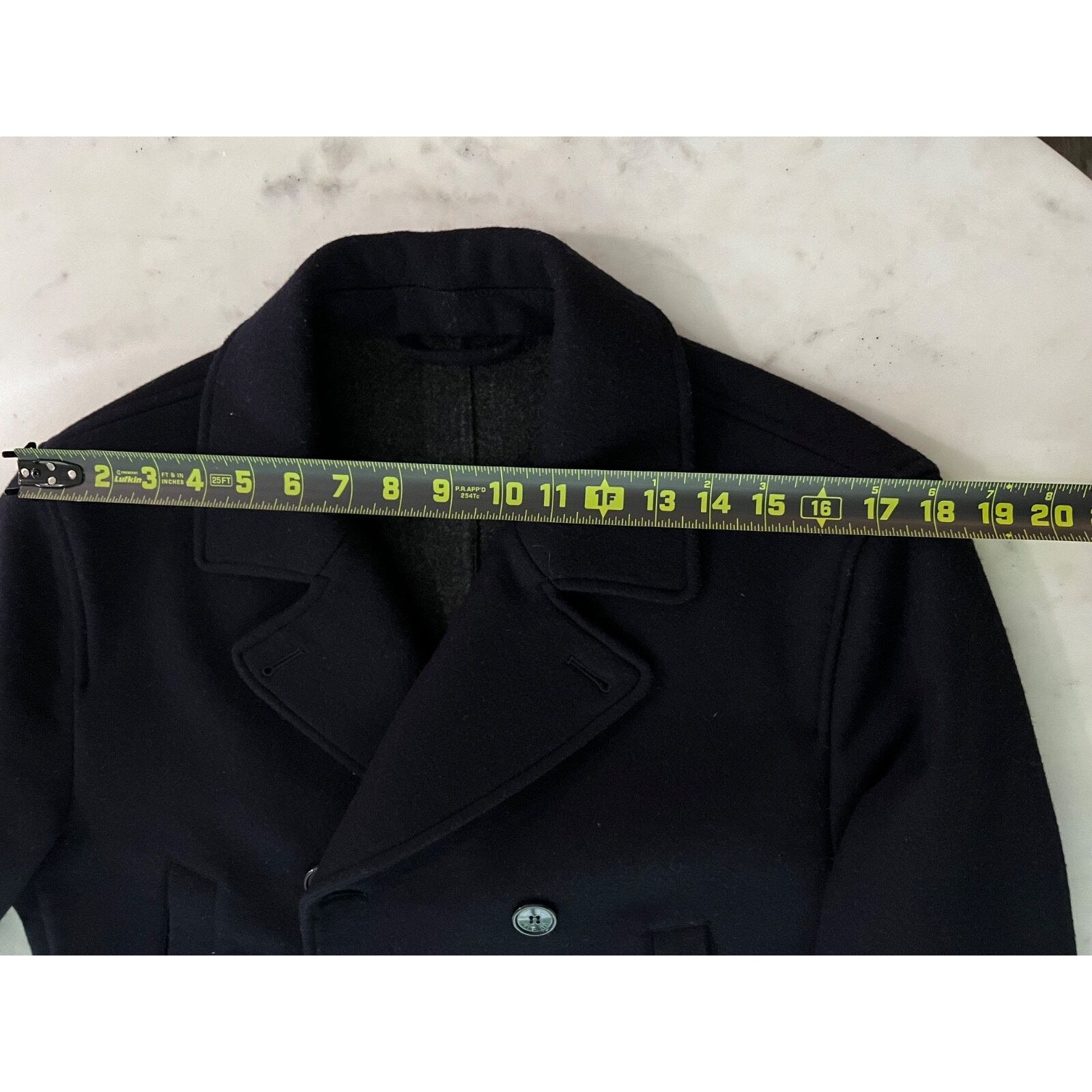 Mandelli $3900 Mandelli Bergdorf Goodman Navy Wool Peacoat IT54 NEW Size US XL / EU 56 / 4 - 11 Thumbnail