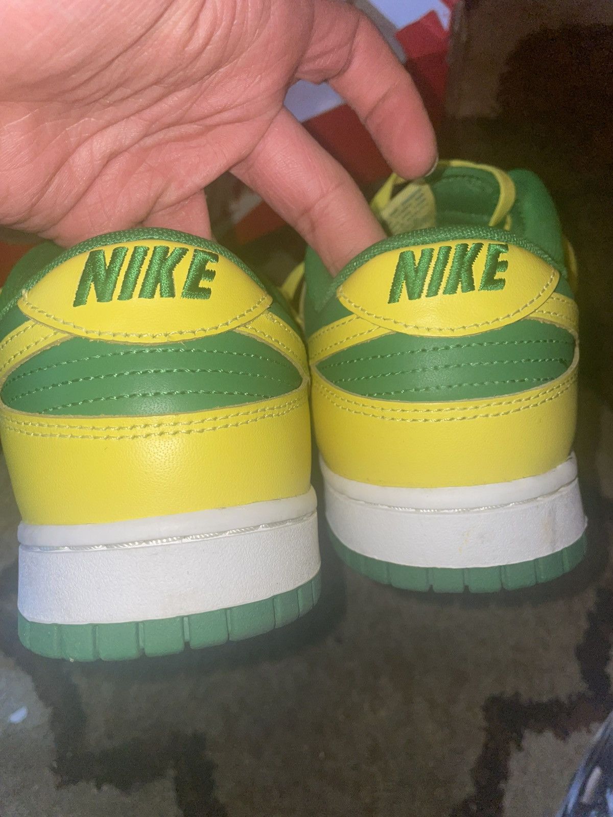 Nike Low Nike Dunks “Reverse Brazil” Size US 11 / EU 44 - 9 Thumbnail