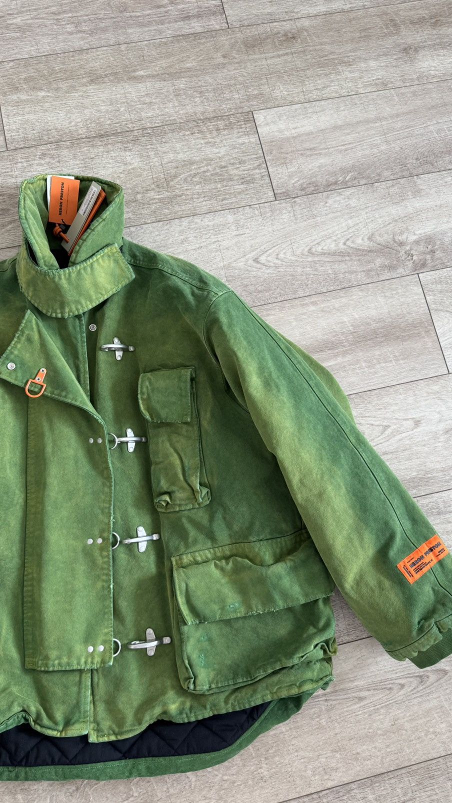 H&M × Heron Preston Heron Preston x H&M H2 Canvas Jacket | Grailed