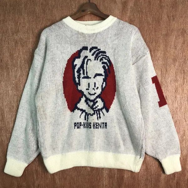 Anime CityGuy Club vintage japan Knitwear Sweatshirt #c167DLL Size US S / EU 44-46 / 1 - 1 Thumbnail