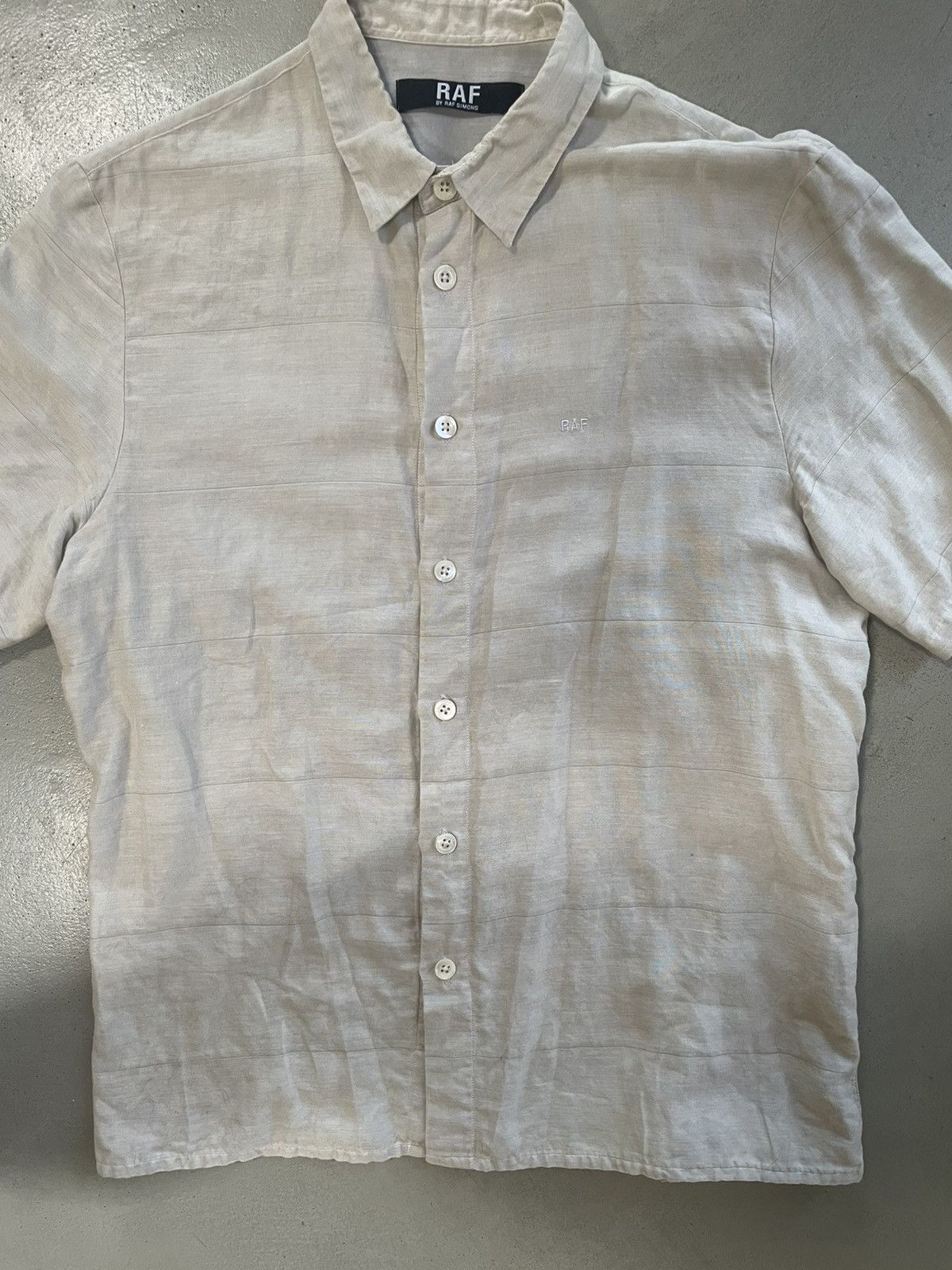Raf by Raf Simons RAF by RAF Simons Vintage Button Down Short Sleeve Shirt Size US S / EU 44-46 / 1 - 3 Thumbnail