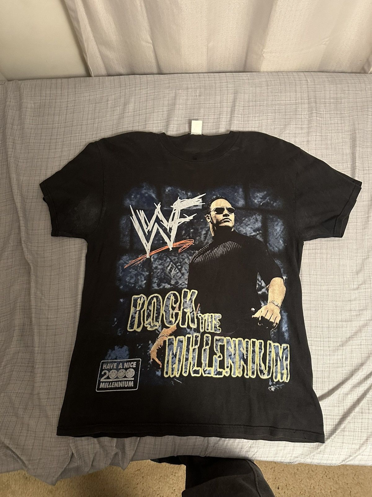 WWF Vintage “New Millennium” The Rock T Shirt