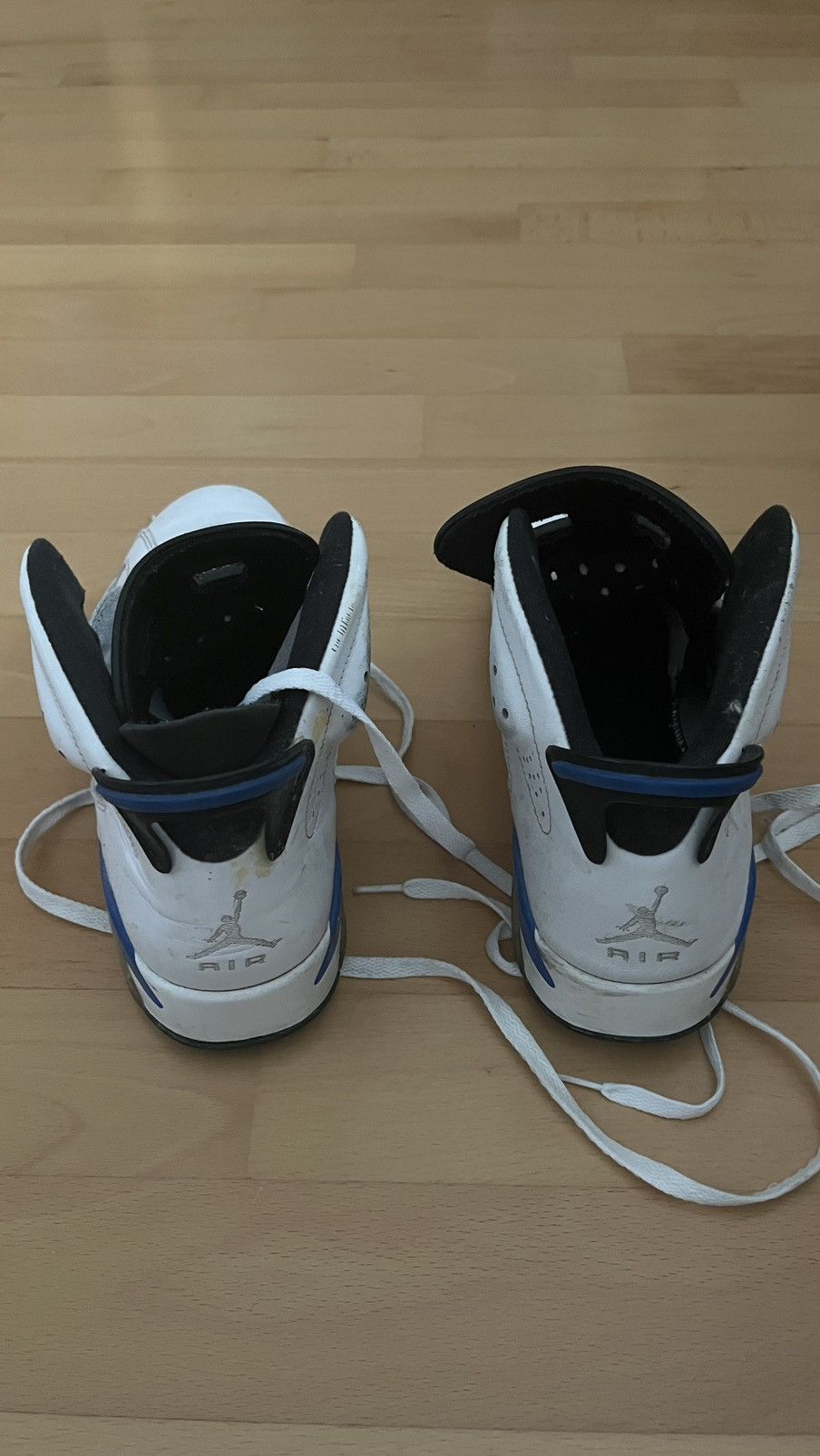 Jordan Brand Nike Air Jordan 6 Sport Blue White Black Size US 8 / EU 41 - 4 Thumbnail