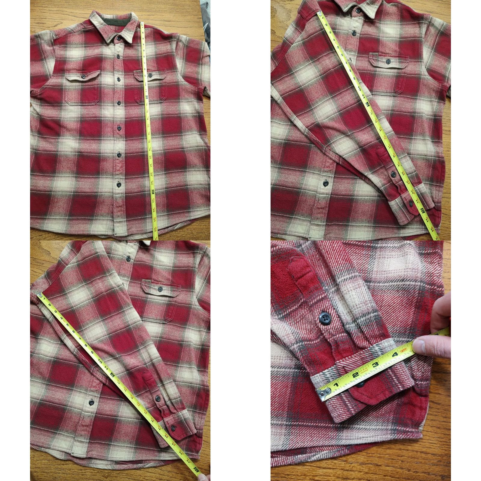 Orvis Orvis Shirt Mens XL Red Plaid Flannel Button-Up Pockets Outdoor Workwear Size US XL / EU 56 / 4 - 8 Thumbnail