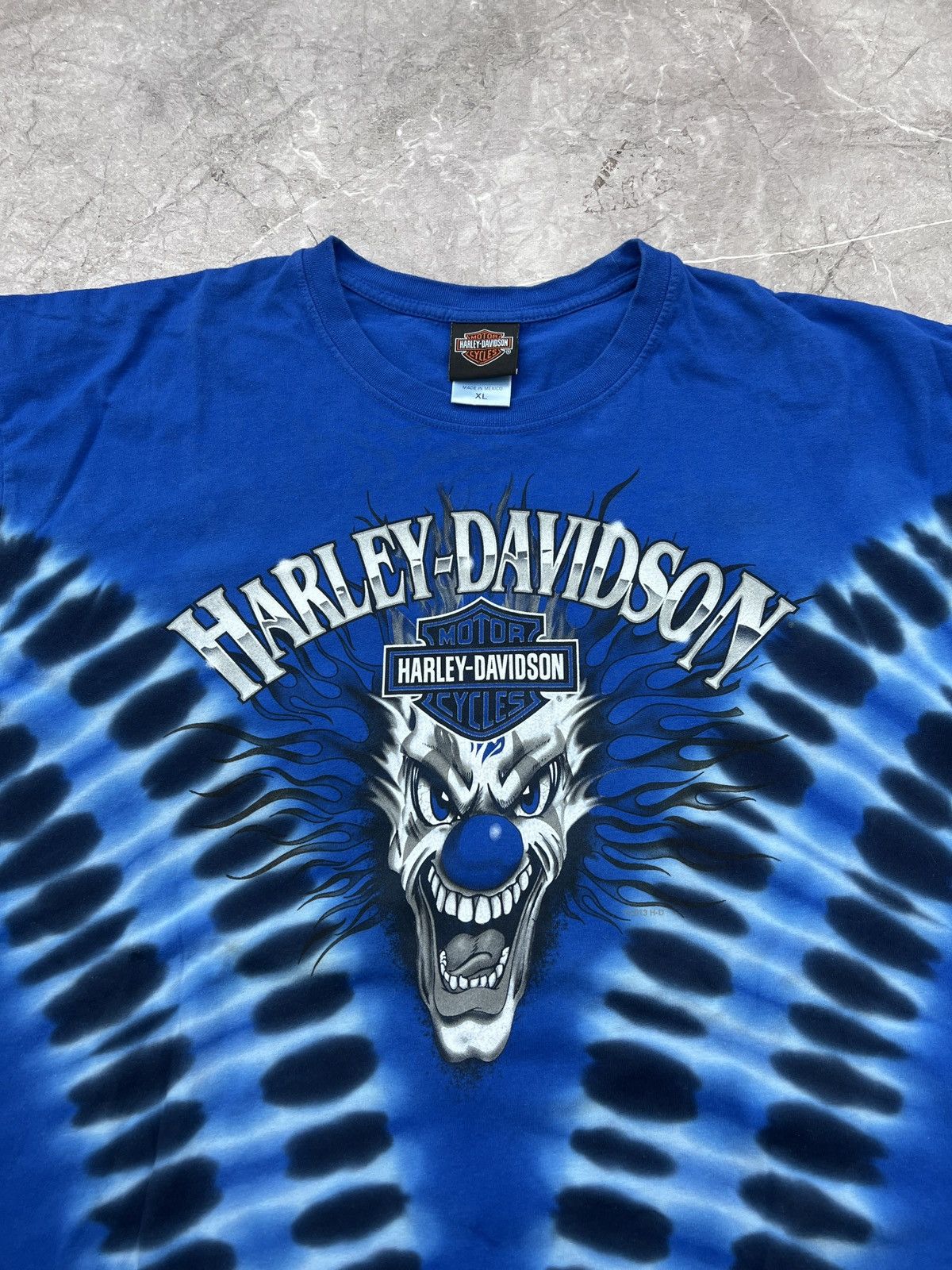 Harley Davidson 90s FLAME HARLEY DAVIDSON HYPE RARE 00s t shirt Size US XL / EU 56 / 4 - 4 Thumbnail