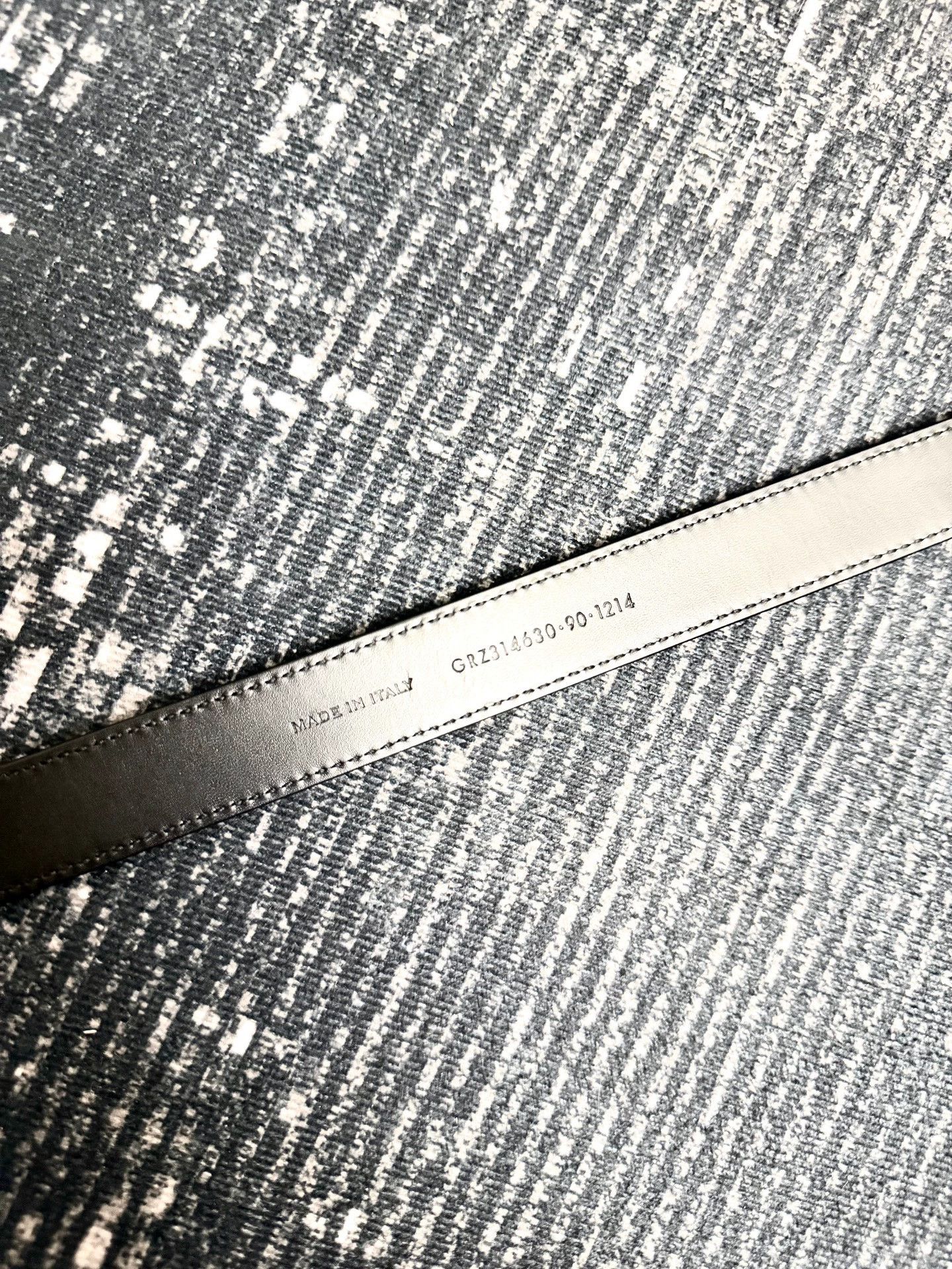 Saint Laurent Paris Saint Laurent print gold three-section buckle belt Size ONE SIZE - 2 Thumbnail