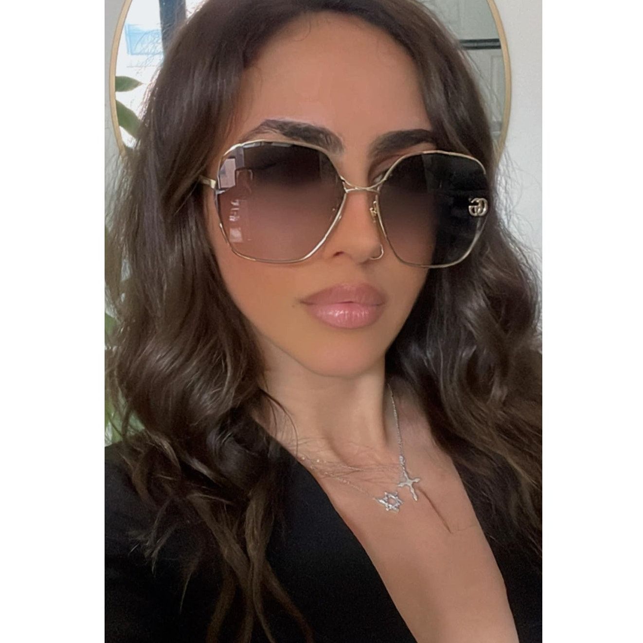 極美品　GUCCI  サングラス マーモント アイウェア GG0818SA Gucci NEW Gucci GG0818SA Grey Marmont Logo Sunglasses | Grailed