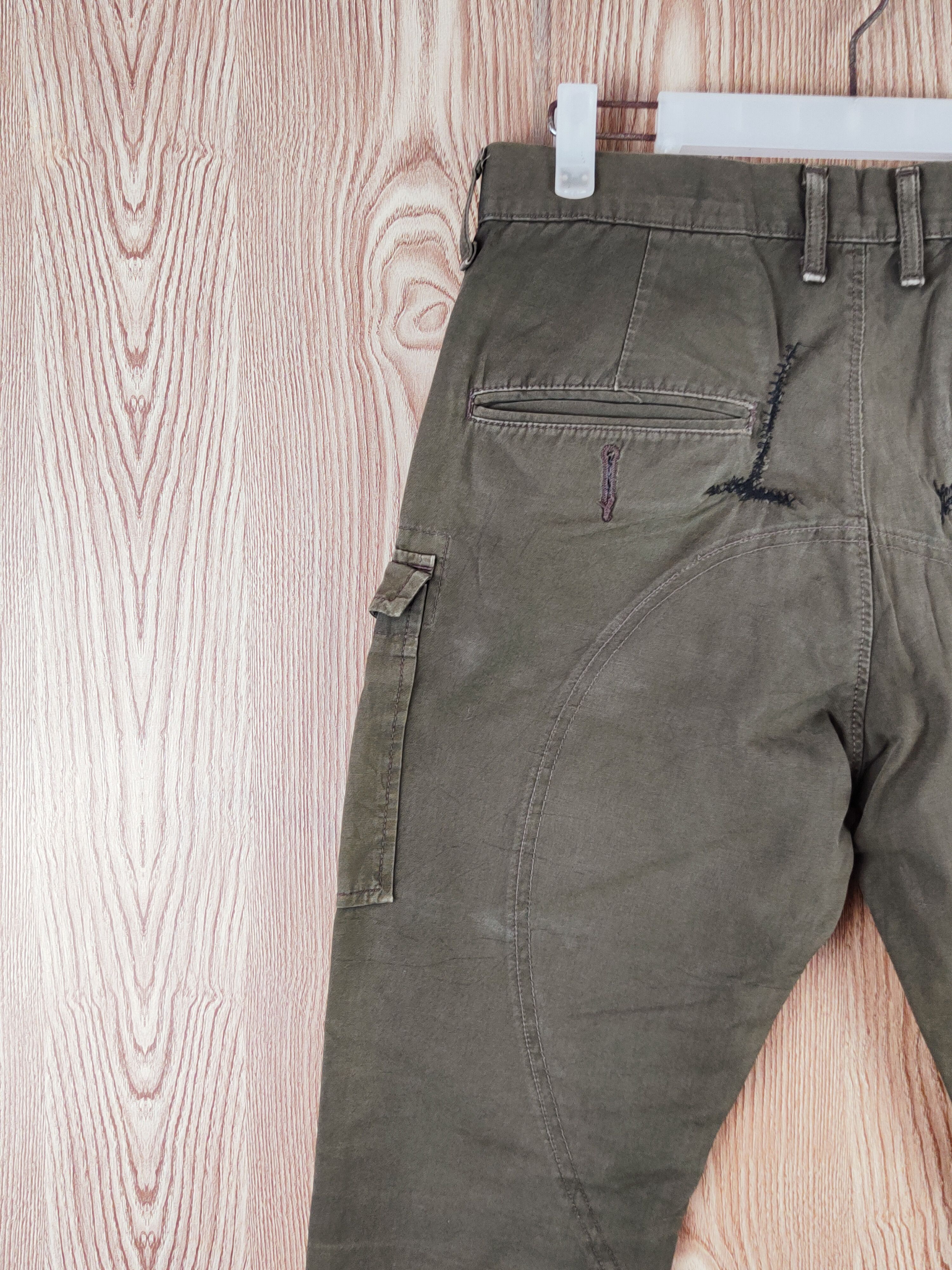 Edwin Edwin Olive Multipocket Tactical Cargo Pants #W849 Size US 30 / EU 46 - 10 Thumbnail