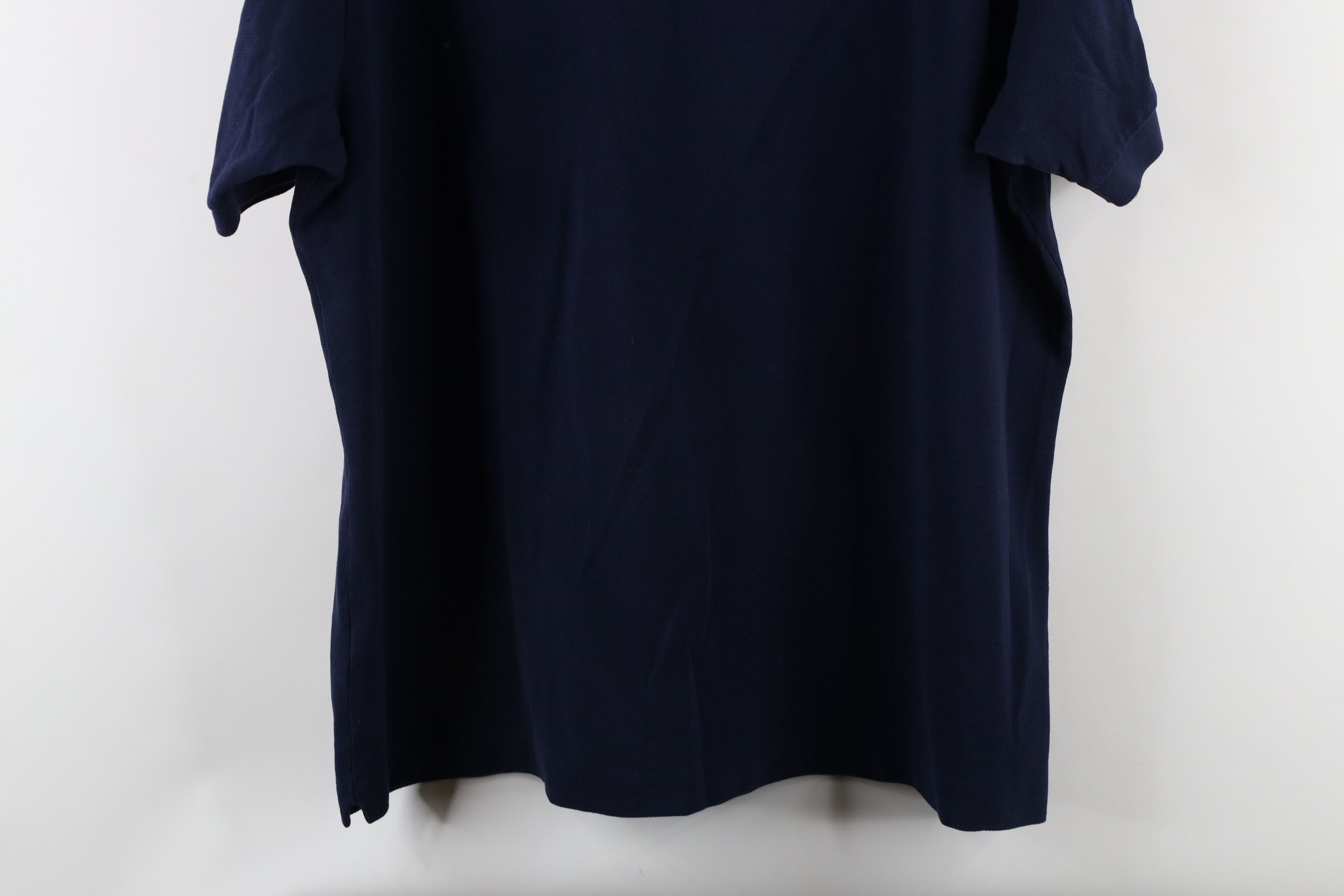 Lacoste × Vintage Lacoste Fit Croc Logo Pique Cotton Collared Polo Shirt Navy Size US XXL / EU 58 / 5 - 9 Thumbnail