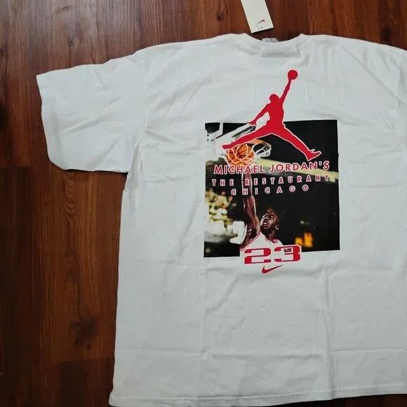 Nike NWT Vintage Nike Michael Jordan's The Restaurant T-Shirt Size US XXL / EU 58 / 5 - 7 Thumbnail