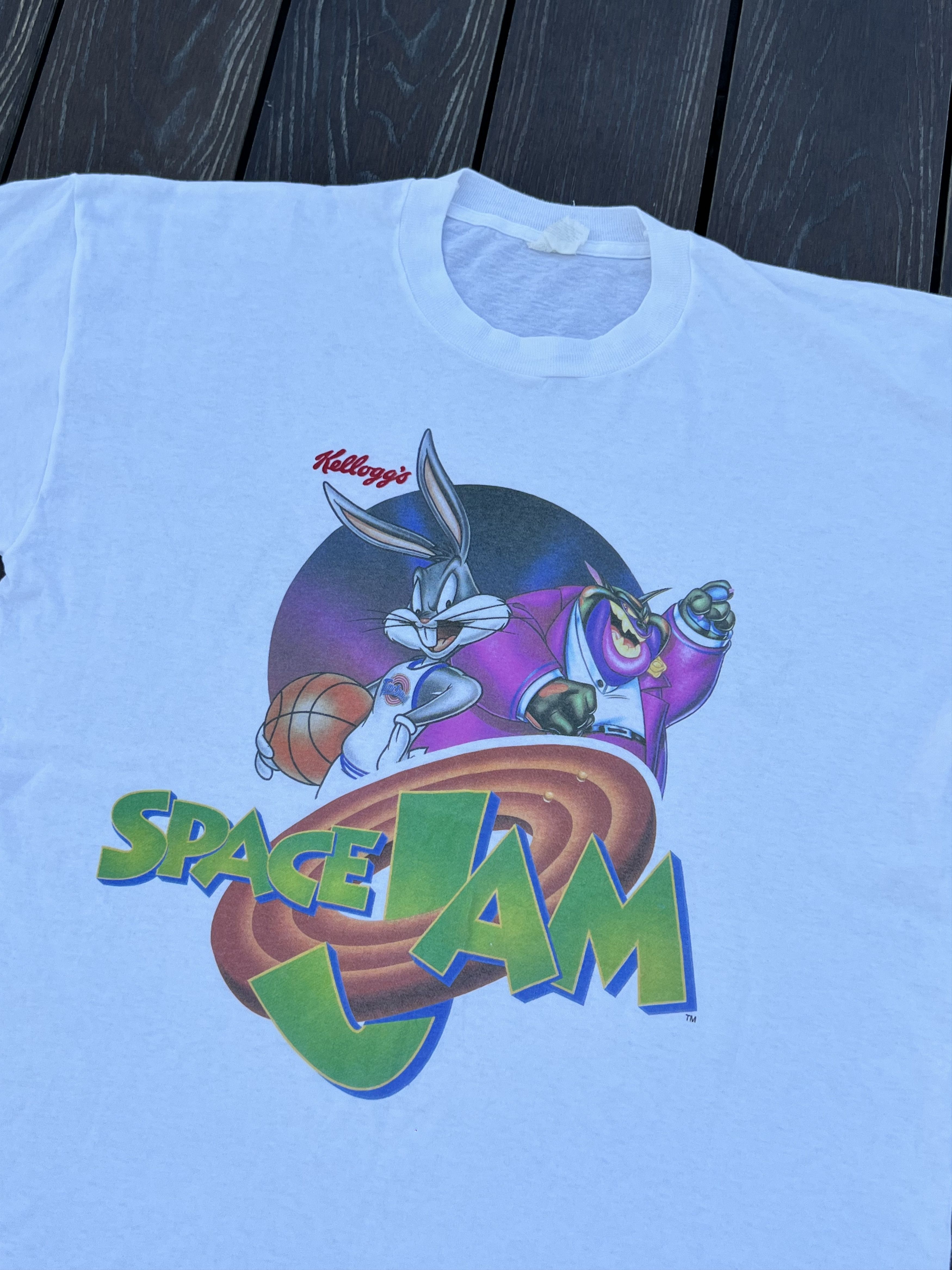 Warner Bros Vintage t-shirt space jam Size US XL / EU 56 / 4 - 5 Thumbnail