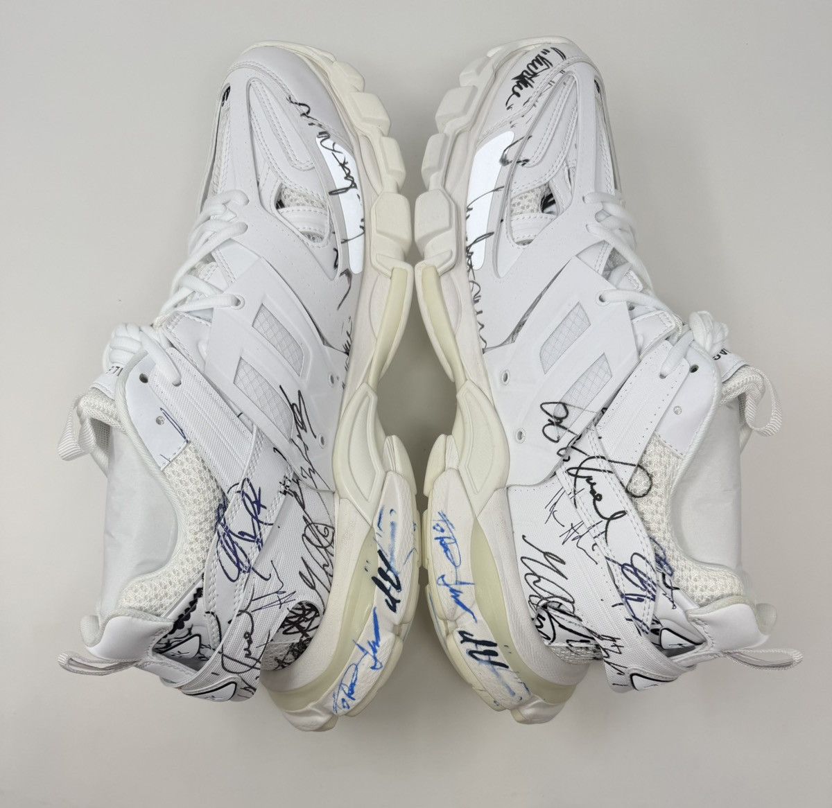Balenciaga Balenciaga Track Autographed Sneaker White Size US 13 / EU 46 - 4 Thumbnail