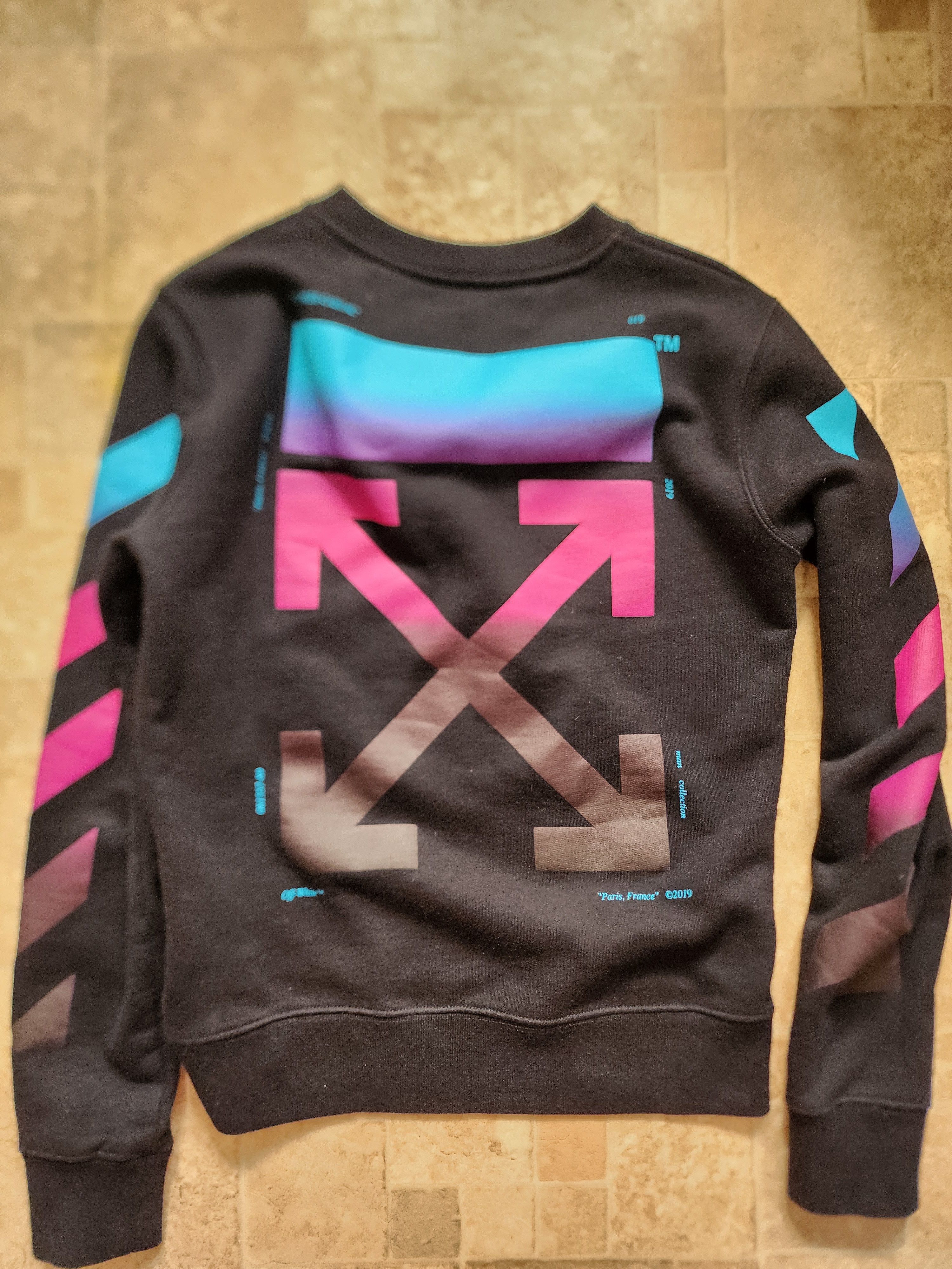 Off-White OFF-WHITE GRADIENT DIAG SWEATSHIRT SIZE XS Size US XS / EU 42 / 0 - 8 Thumbnail
