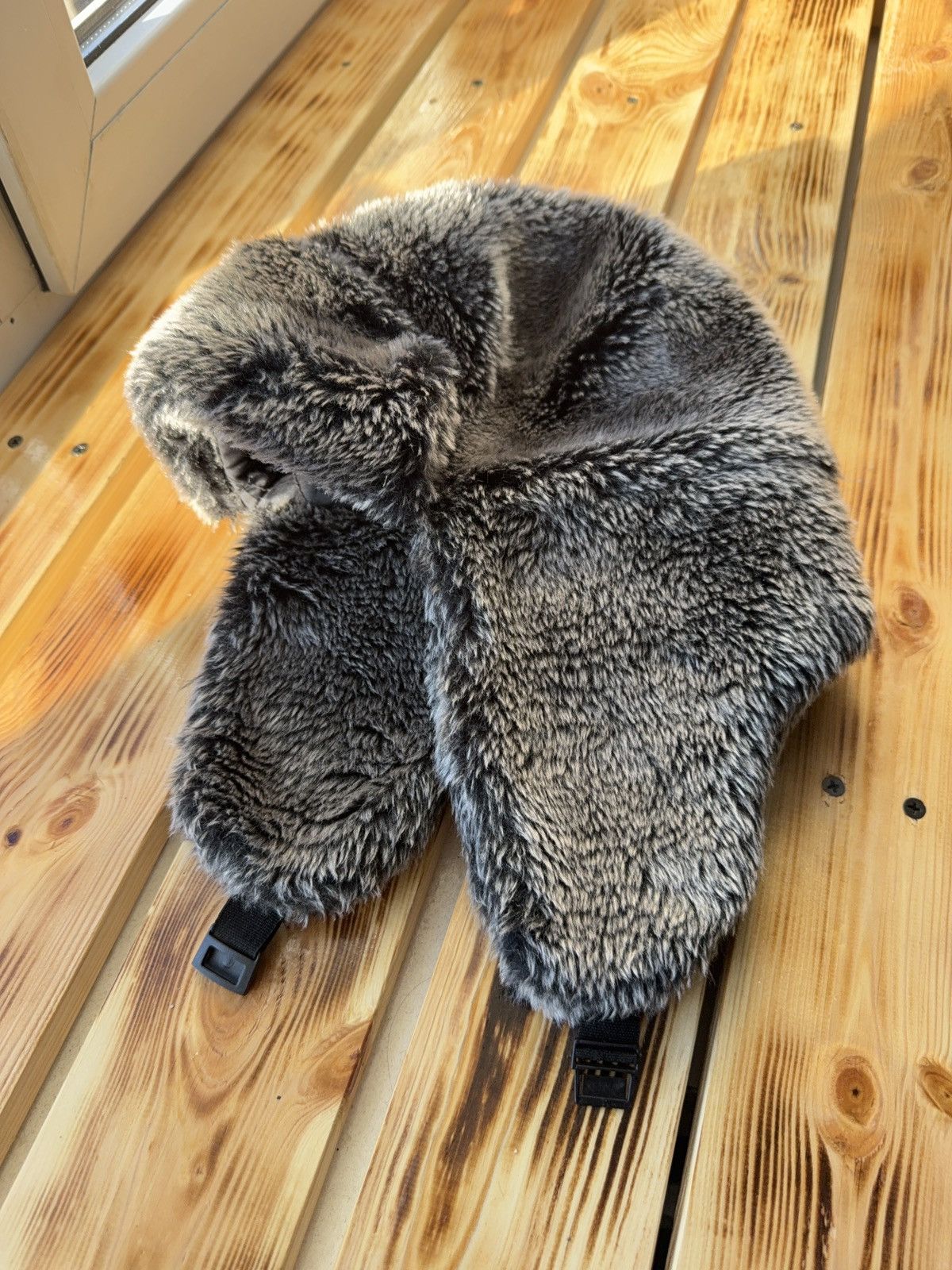 Le Grande Bleu (L.G.B.) Vintage Y2K Fuzzy Fur Ushanka Hat if six was nine LGB Style Size ONE SIZE - 1 Thumbnail