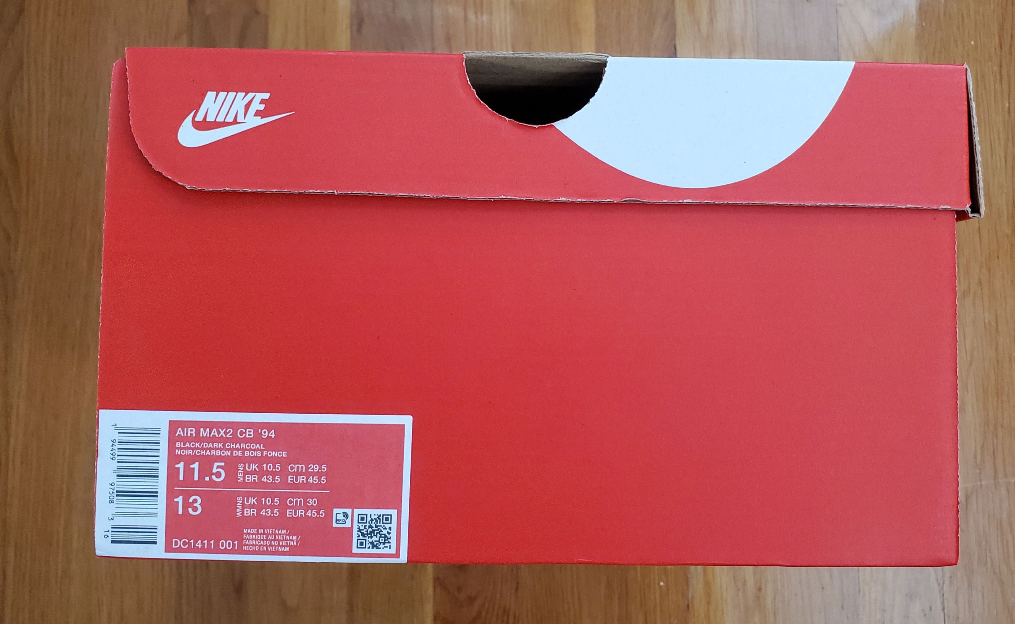 Nike Nike Air Max 2 CB 94 Triple Black Size US 11.5 / EU 44-45 - 9 Thumbnail