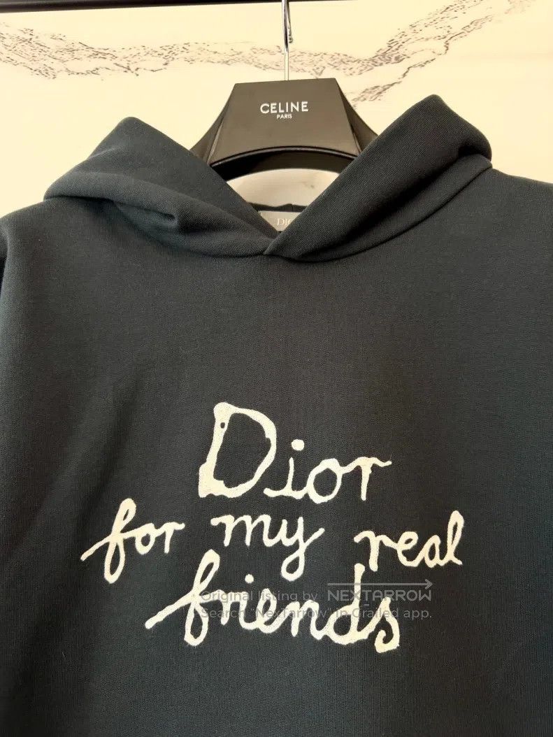 Dior Dior Letter Embroidered Hooded Sweatshirt Size US S / EU 44-46 / 1 - 2 Thumbnail