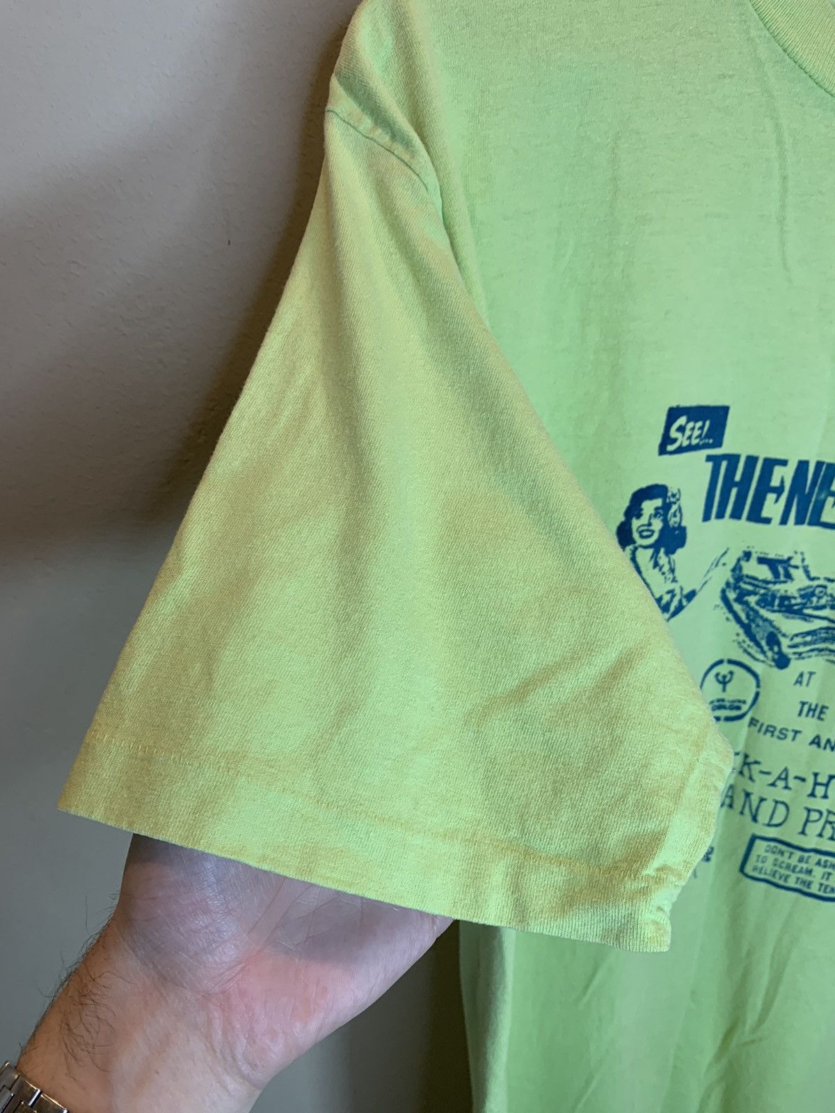 Band Tees *RARE* Vintage The Neptunas Surf Single Stitch Band T-Shirt Size US L / EU 52-54 / 3 - 3 Thumbnail