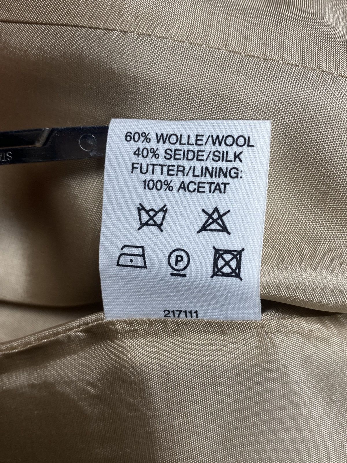 MCM MCM Wool Silk Blazer Jacket Women IT 40 Beige Made in Italy Size S / US 4 / IT 40 - 20 Thumbnail