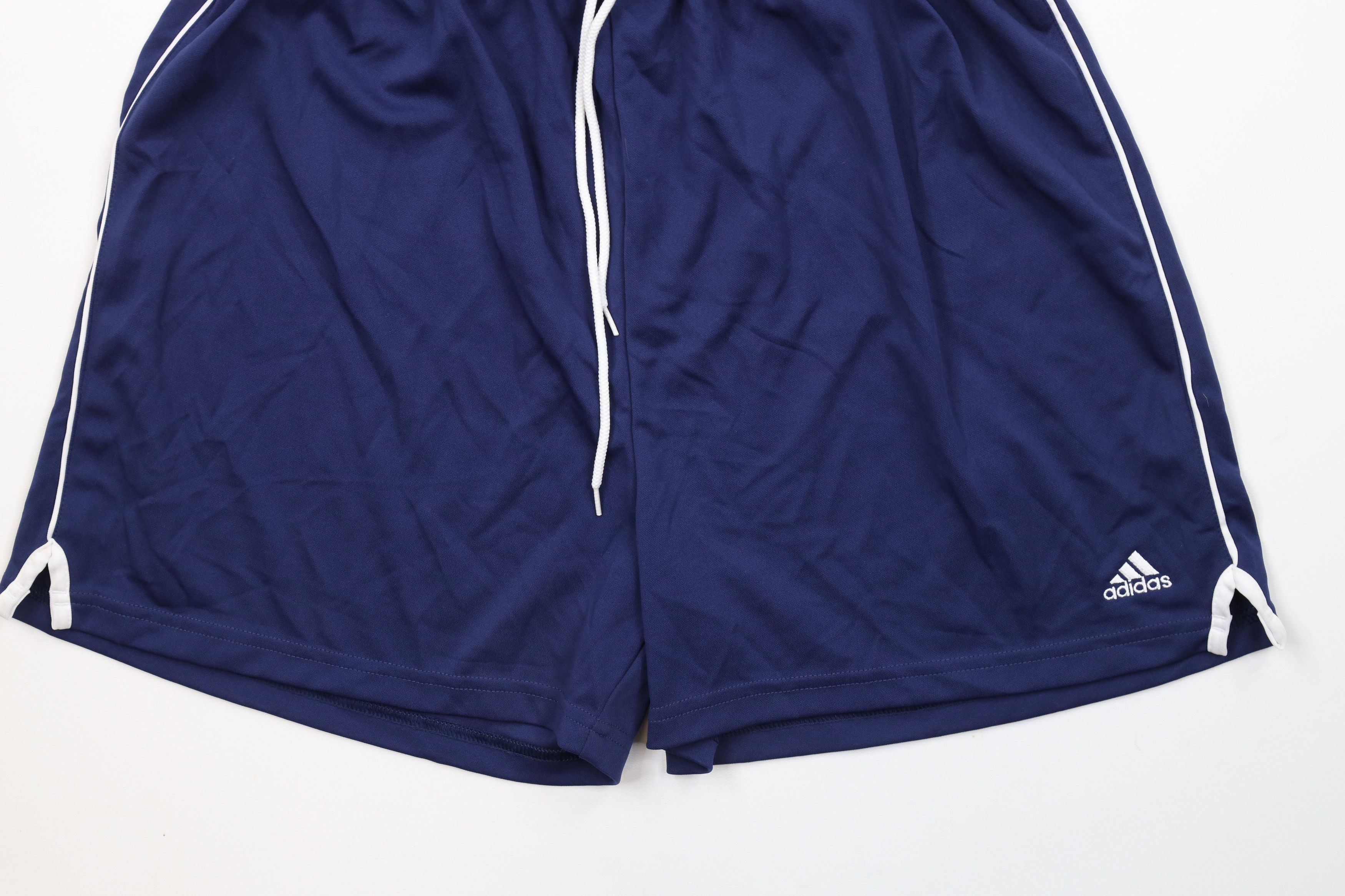 Adidas × Vintage Vintage Adidas Above Knee Running Jogging Soccer Shorts Blue Size US 36 / EU 52 - 4 Thumbnail