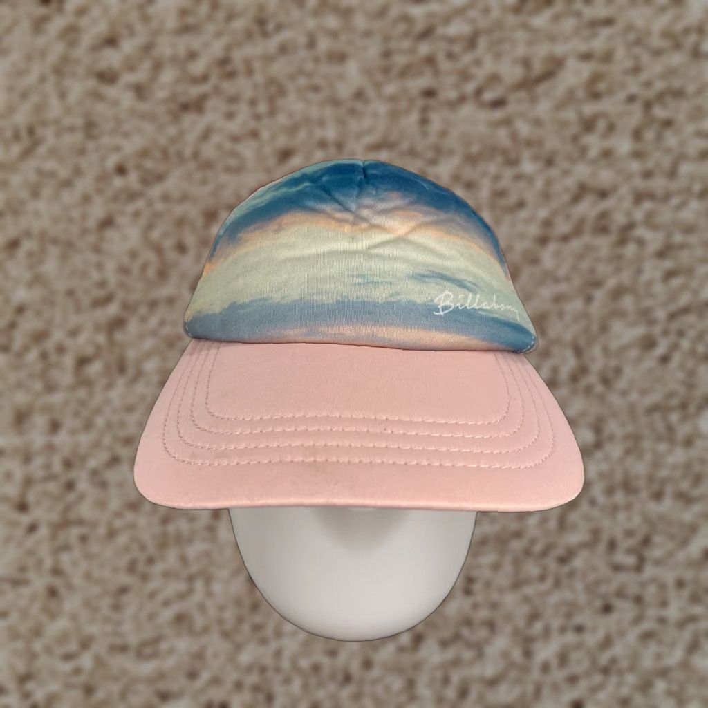 Billabong Billabong Hat Cap Snap Back Adult One Size Pink Sky Clouds Trucker Beach Cotton Size ONE SIZE - 1 Thumbnail
