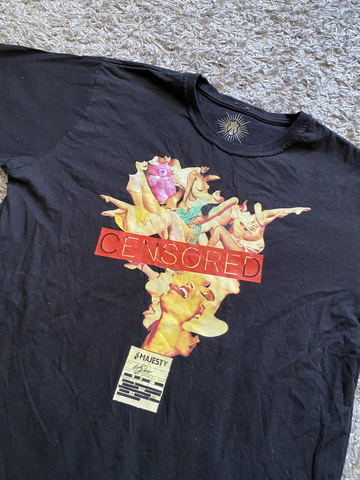 Vintage Majestyskis “Censored” tee Size US L / EU 52-54 / 3 - 1 Thumbnail