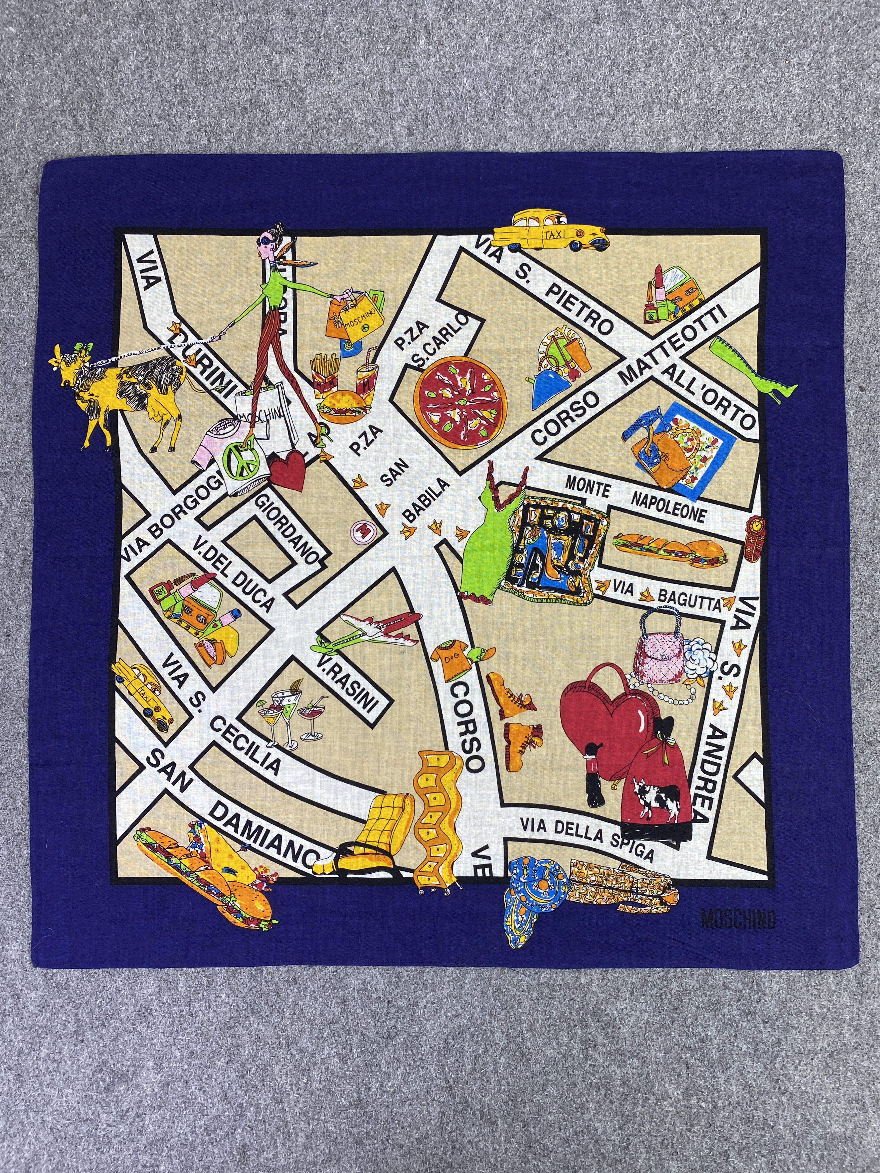 Moschino Vintage Moshino Handkerchief / Neckerchief KT0164 Size ONE SIZE - 4 Thumbnail