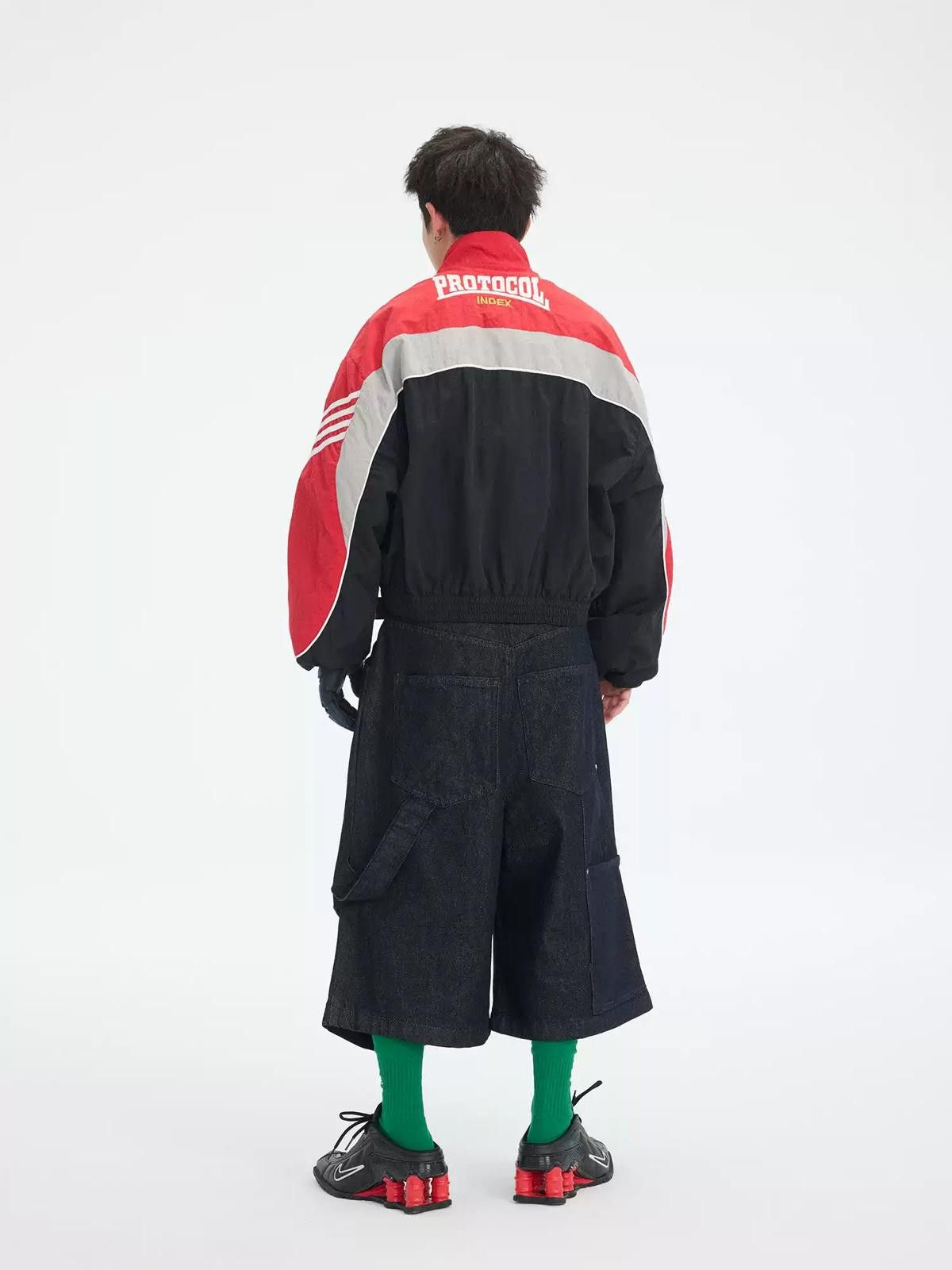 Jean Raw Denim 3D Pinched Pleat Shorts | Rivet Workwear 6/10 Cut Size US 32 / EU 48 - 4 Thumbnail