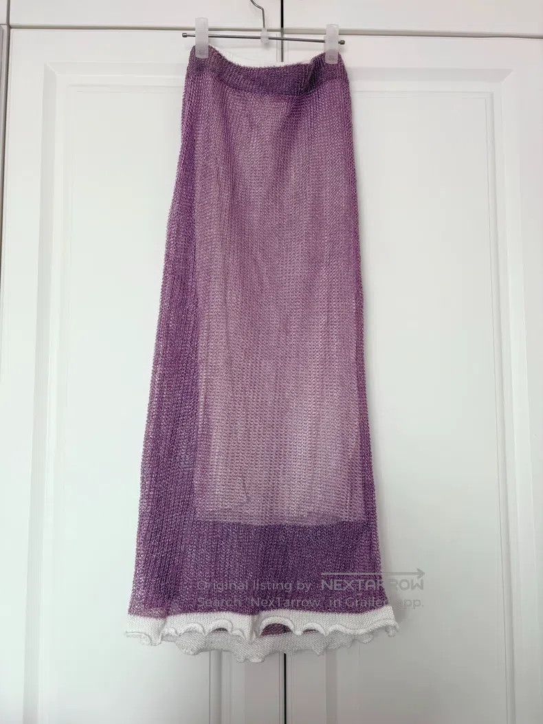 Jil Sander Jil Sander size 36 Pink-purple shiny fairy mermaid tail bod Size 23" - 2 Thumbnail