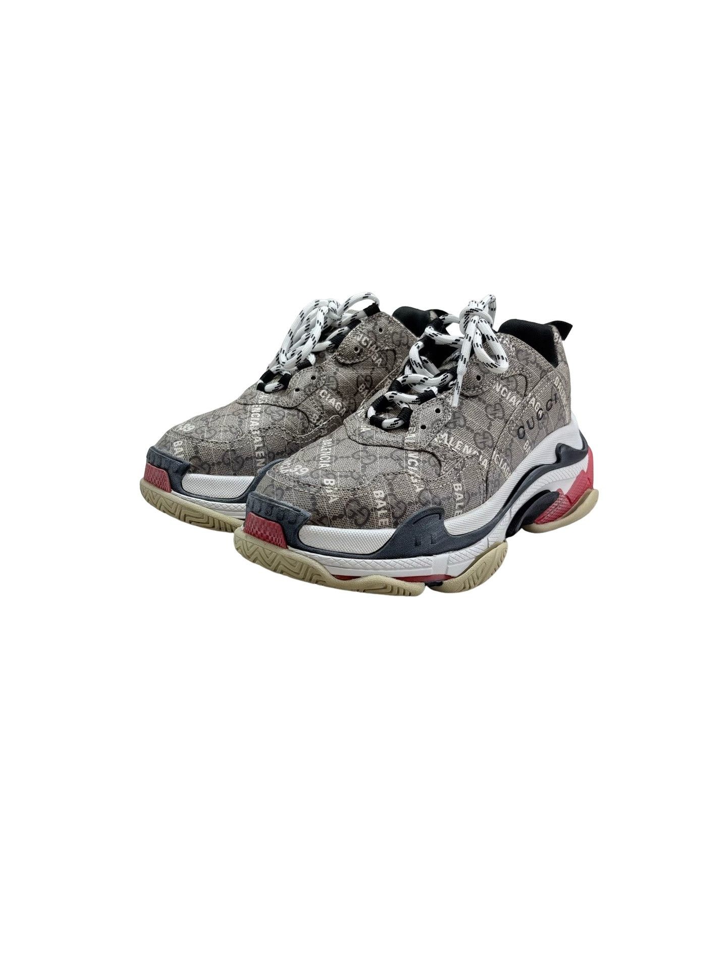 Balenciaga × Gucci Balenciaga x Gucci Hacker Project Triple S Sneakers 39 Size US 6 / EU 39 - 1 Thumbnail