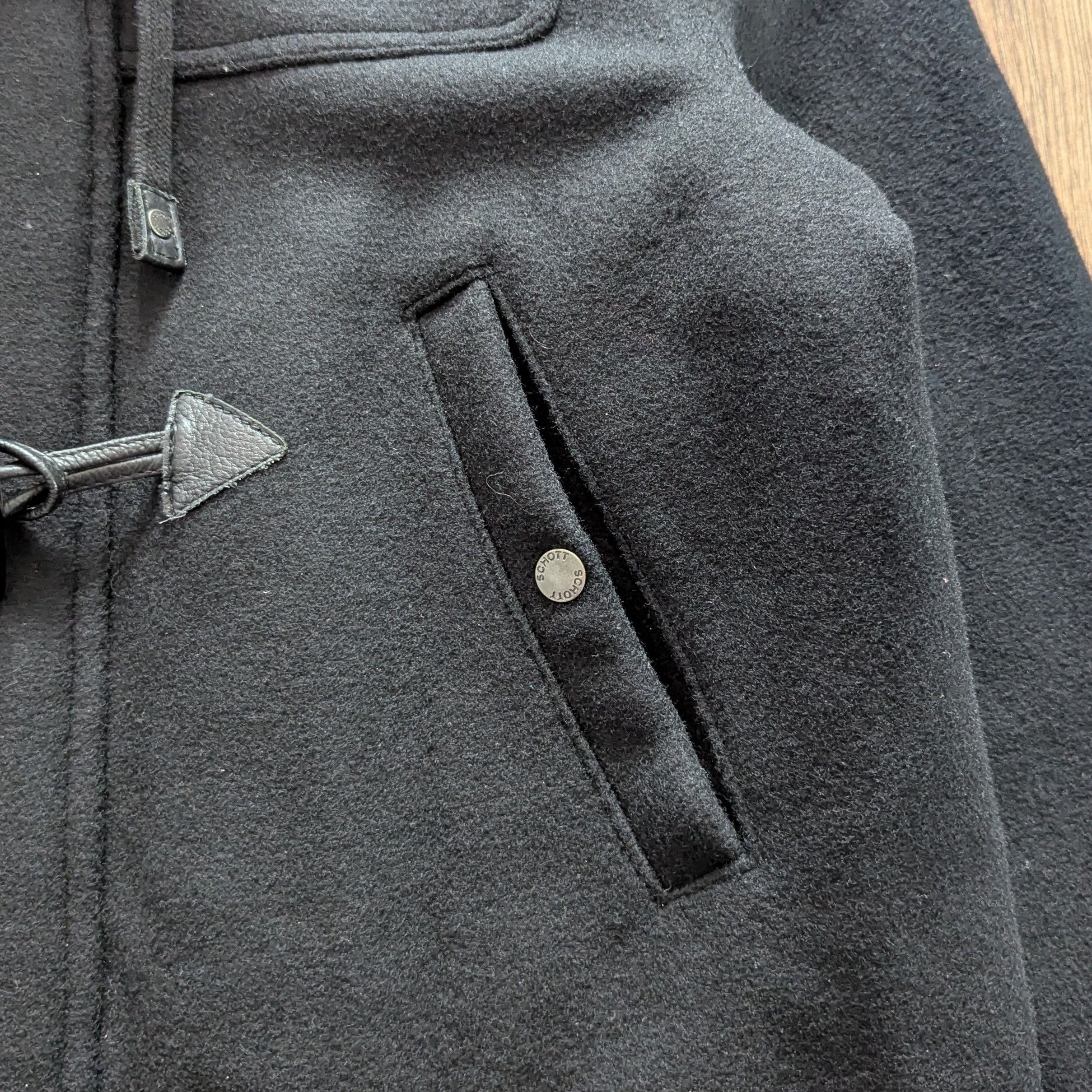Other Schott NYC Wool Duffle Coat Men's Size M Black Casual Size US M / EU 48-50 / 2 - 8 Thumbnail