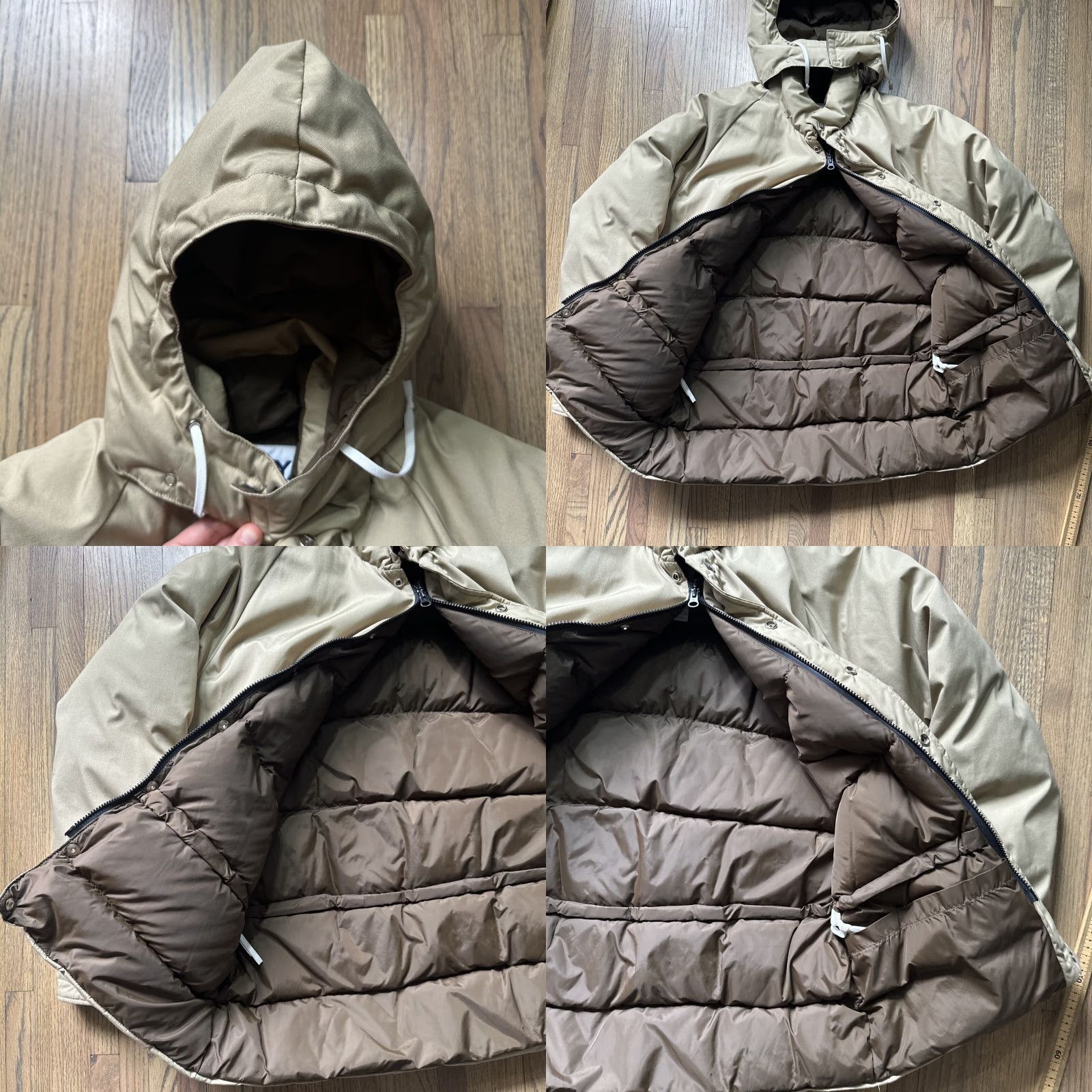 Vintage VINTAGE Gerry Expedition Puffer Jacket Hood Beige M Men Down Ski 1960s 1970s Rare Size US M / EU 48-50 / 2 - 9 Thumbnail